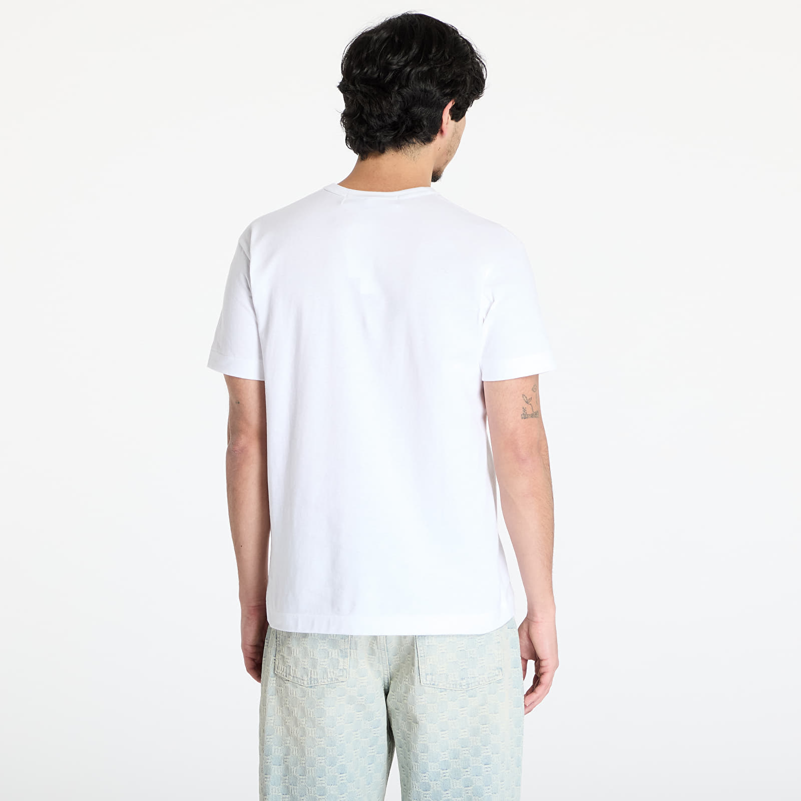 T-särgid Comme des Garçons PLAY Emblem x Metalstone T-Shirt UNISEX White/ Red