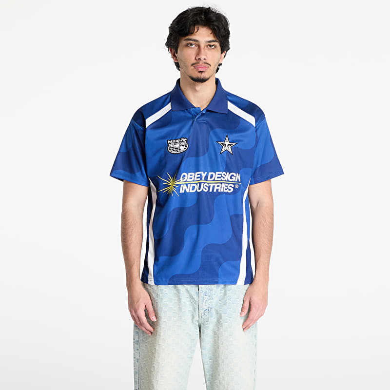 OBEY Soccer Jersey Blue Multi