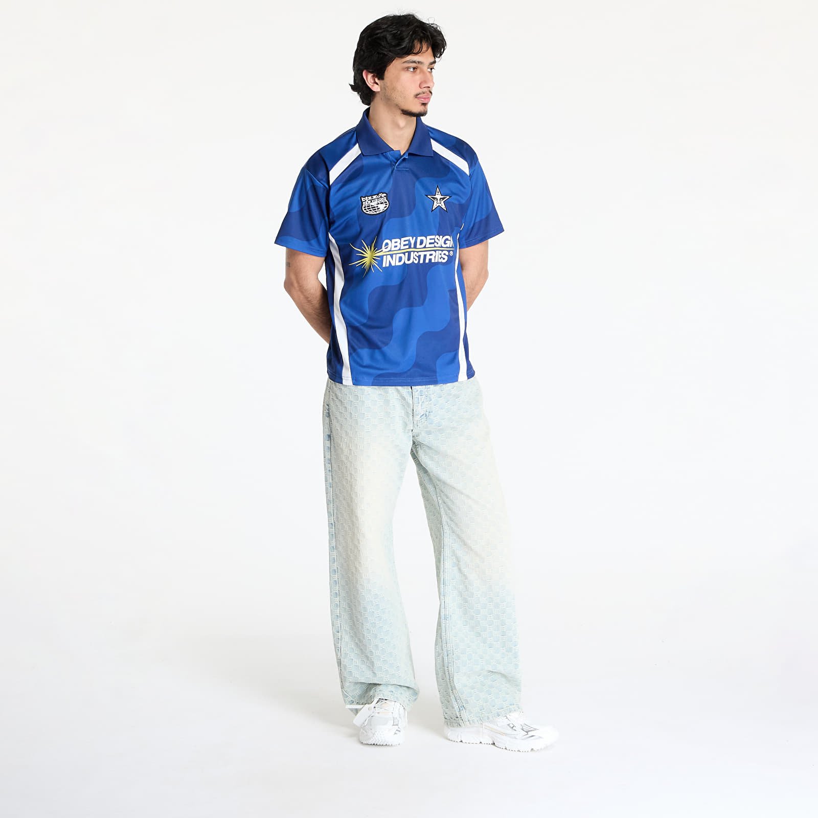Dresy OBEY Soccer Jersey Blue Multi