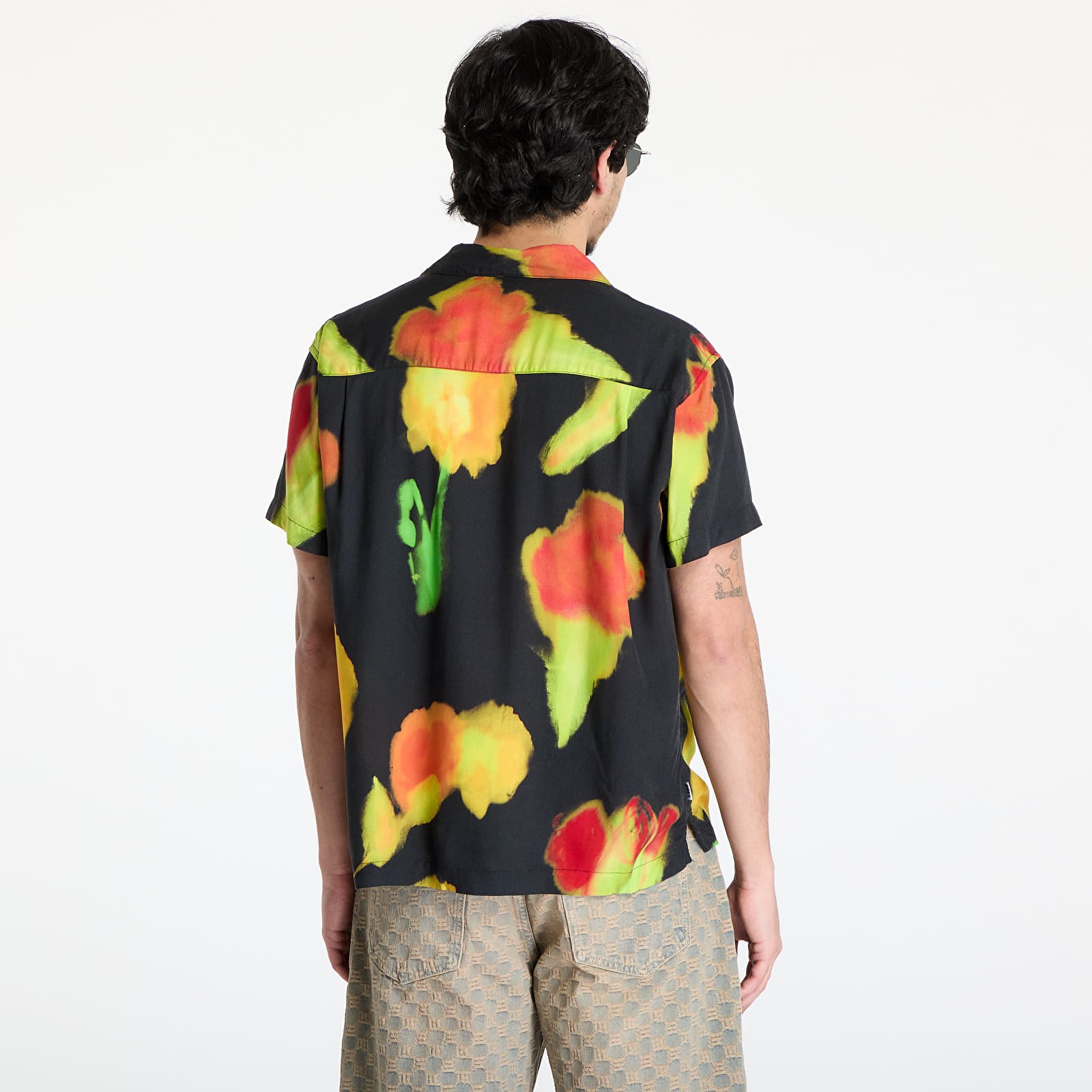 Hemden OBEY Kinney Woven Shirt Black Multi