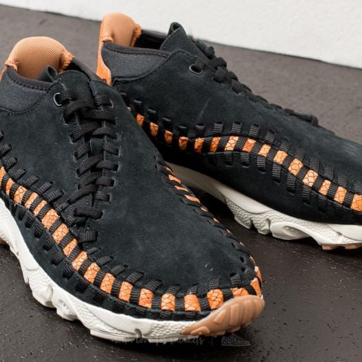 Men s shoes Nike Air Footscape Woven Chukka Premium Black Black Dark Russet Sail Footshop