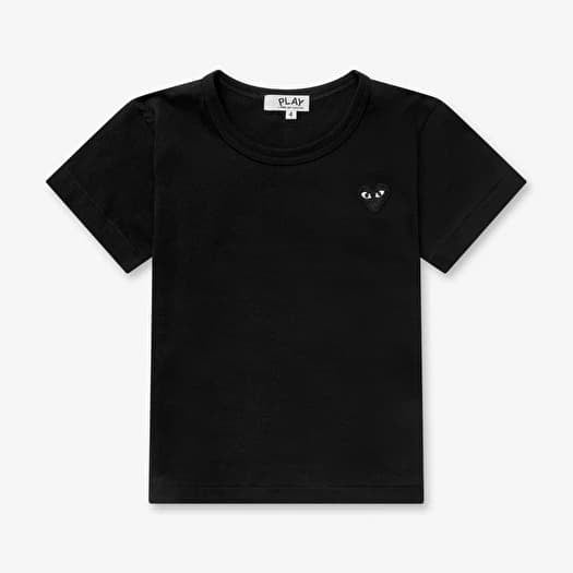 Comme des Garçons PLAY Kids Black Emblem Knit T-Shirt Black