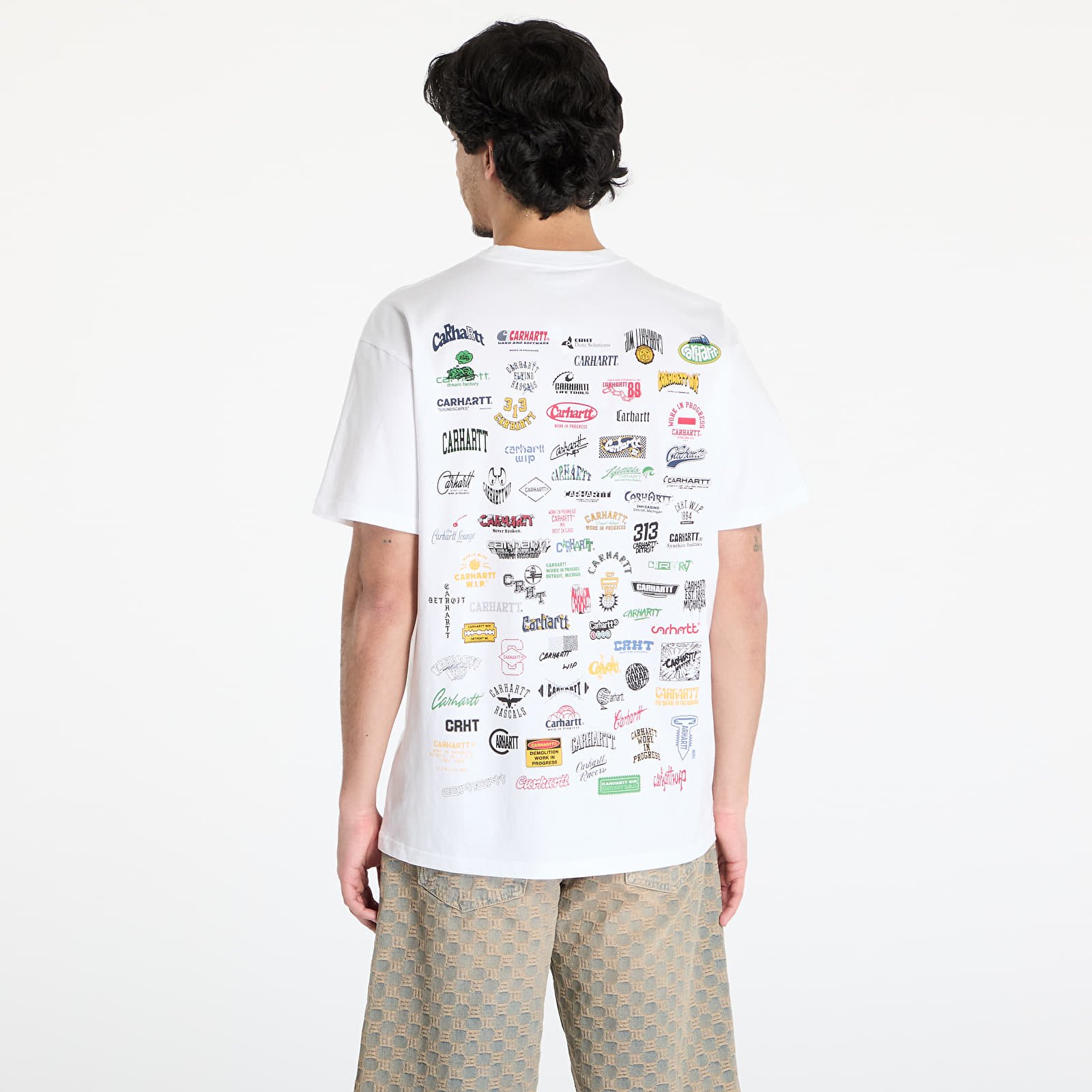 Pólók Carhartt WIP Shortsleeve Logo T-Shirt UNISEX White