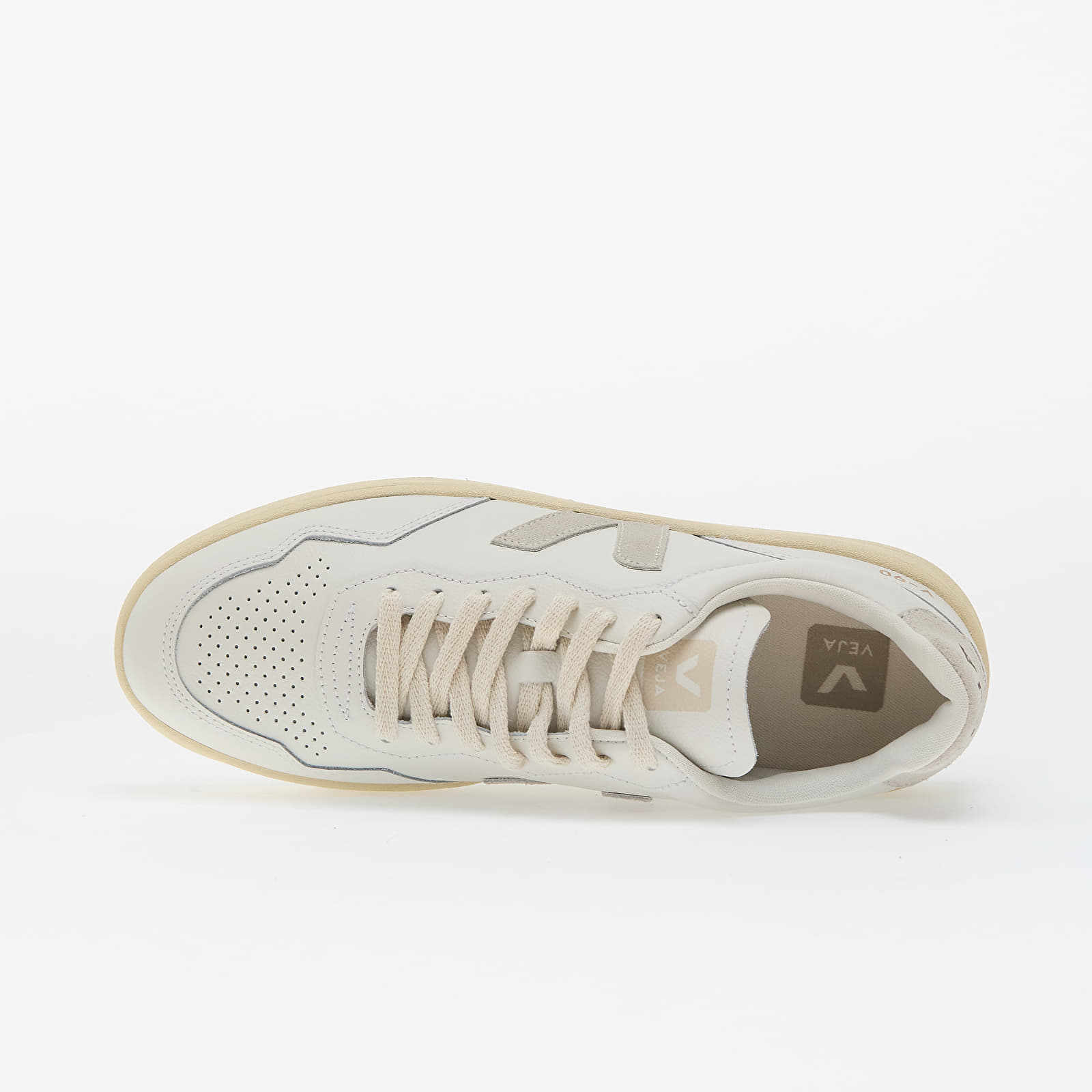 Sko til mænd Veja V-90 O.T Leather Ex-White Natural