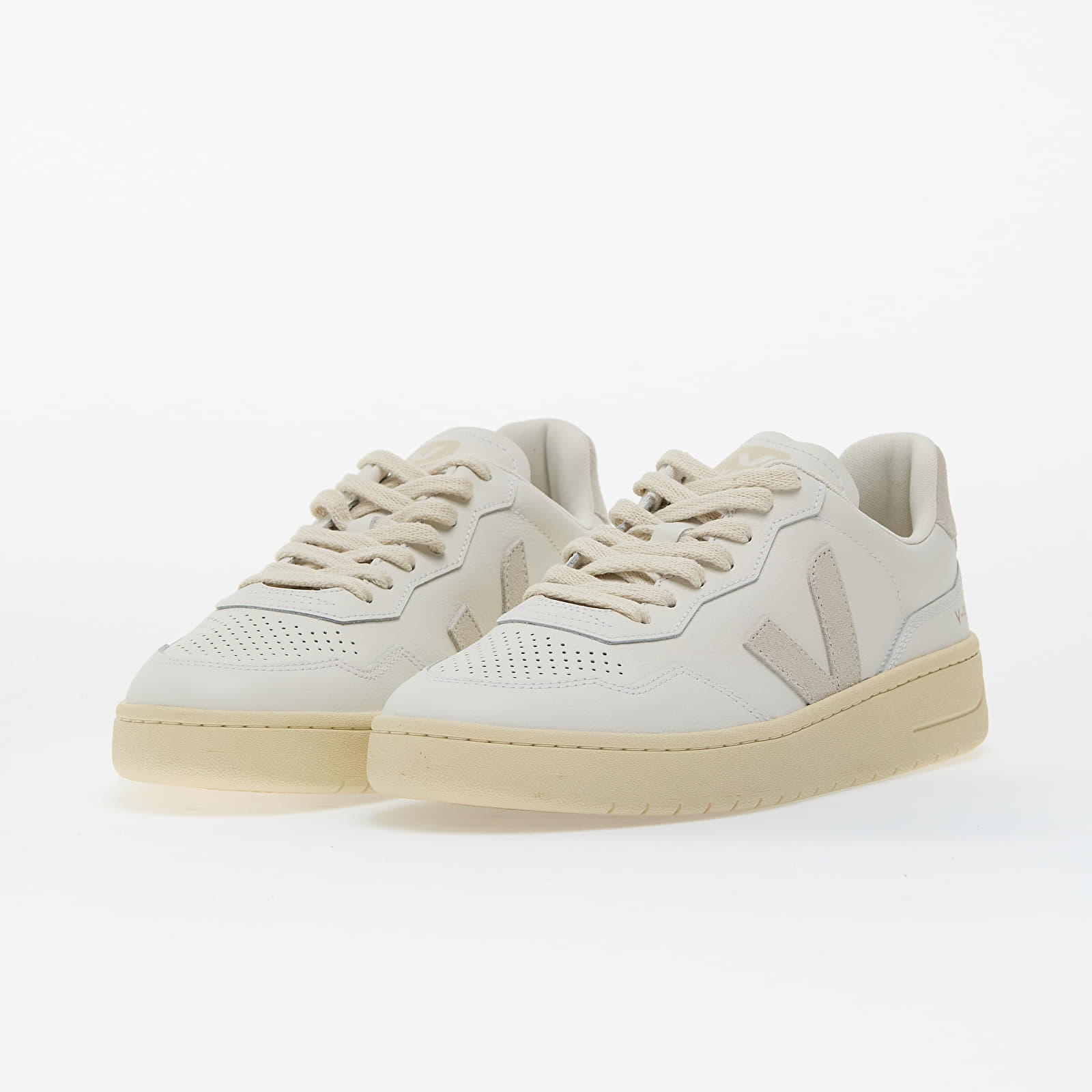 Sko til mænd Veja V-90 O.T Leather Ex-White Natural