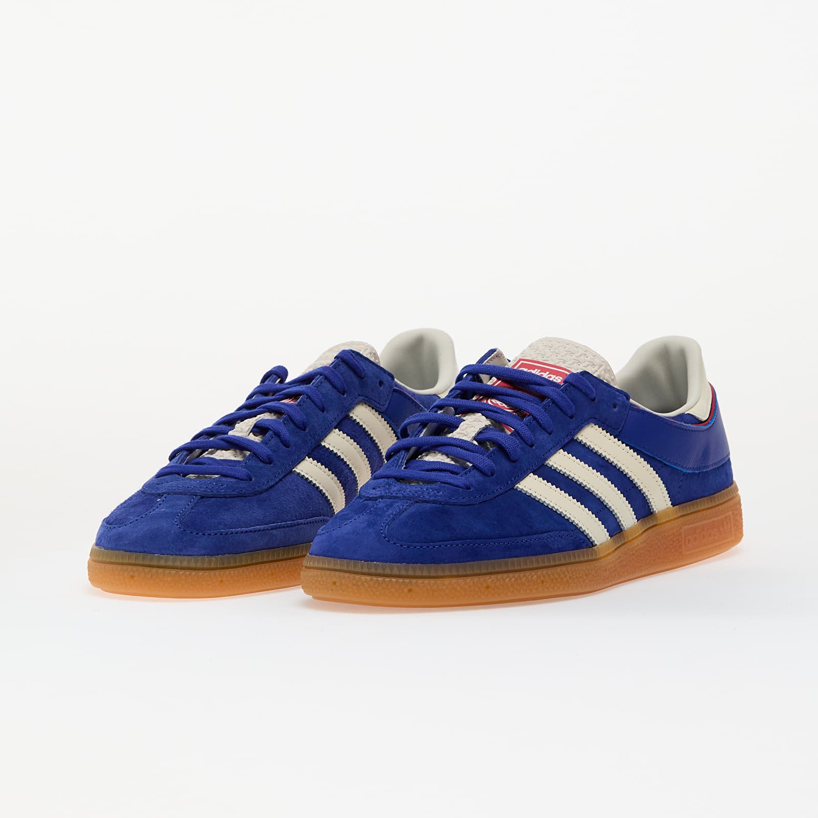 Încălțăminte și sneakerși pentru bărbați adidas Handball Cup Spzl Semi Lucid Blue/ Crew White/ Gum2