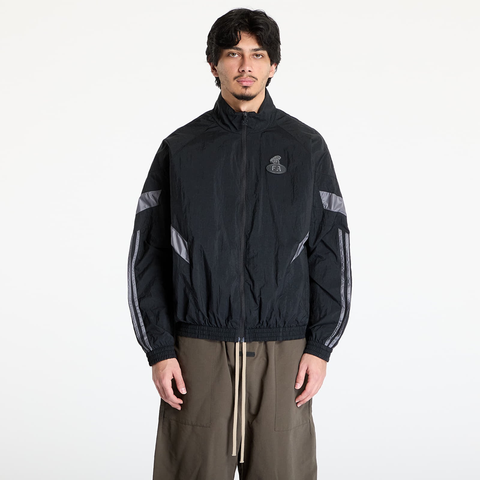 Jachetă adidas x Fucking Awesome Aloxe Track Top UNISEX Black/ Granite M