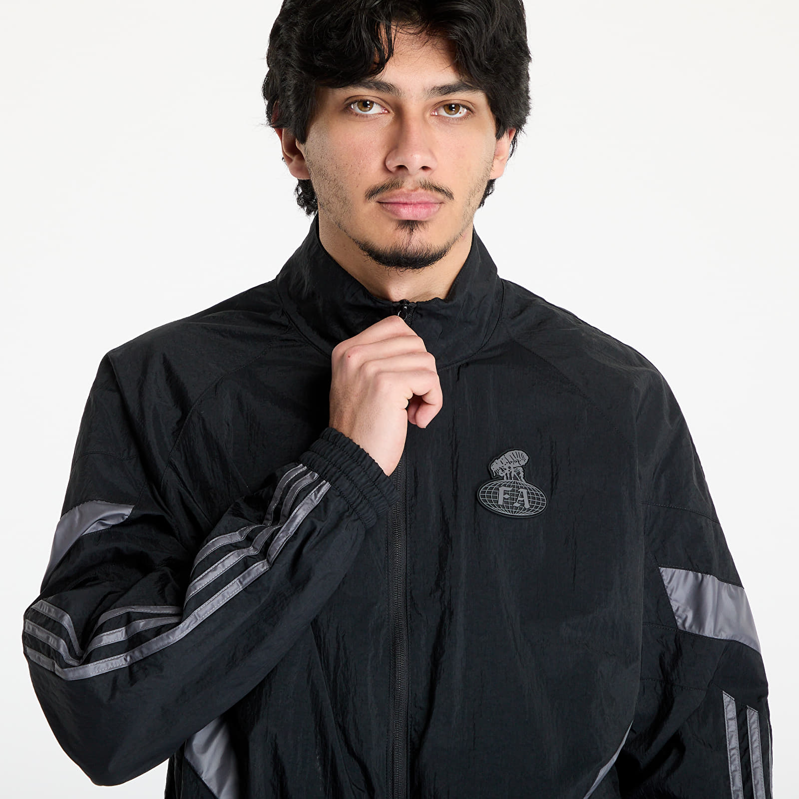 Jackets adidas x Fucking Awesome Aloxe Track Top UNISEX Black/ Granite