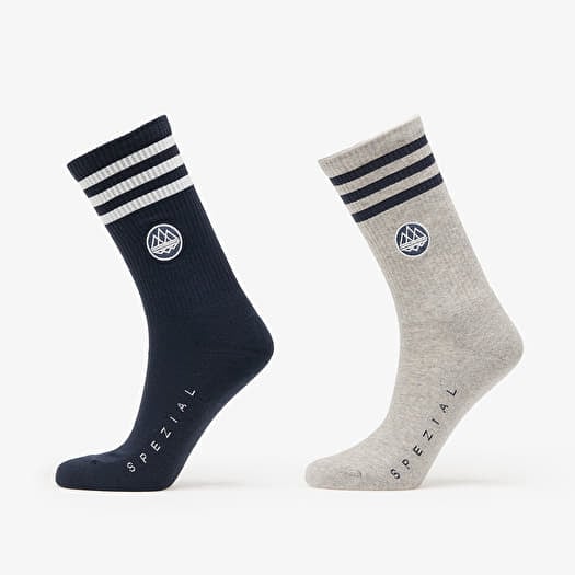 adidas Spezial Socks 2-Pack Night Navy/ Medium Grey Heather