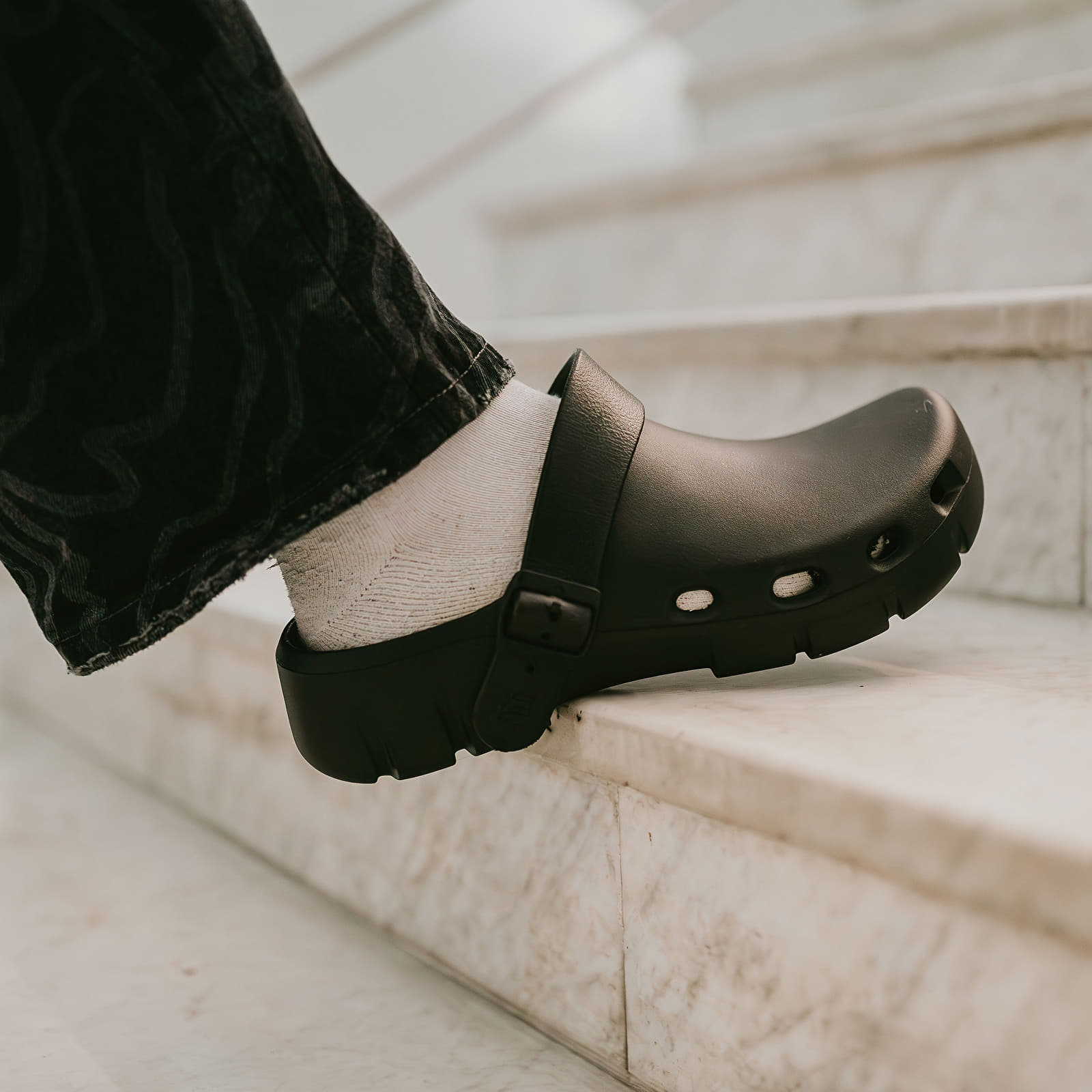 Pánské tenisky a boty Birkenstock Birki Flow EVA Black