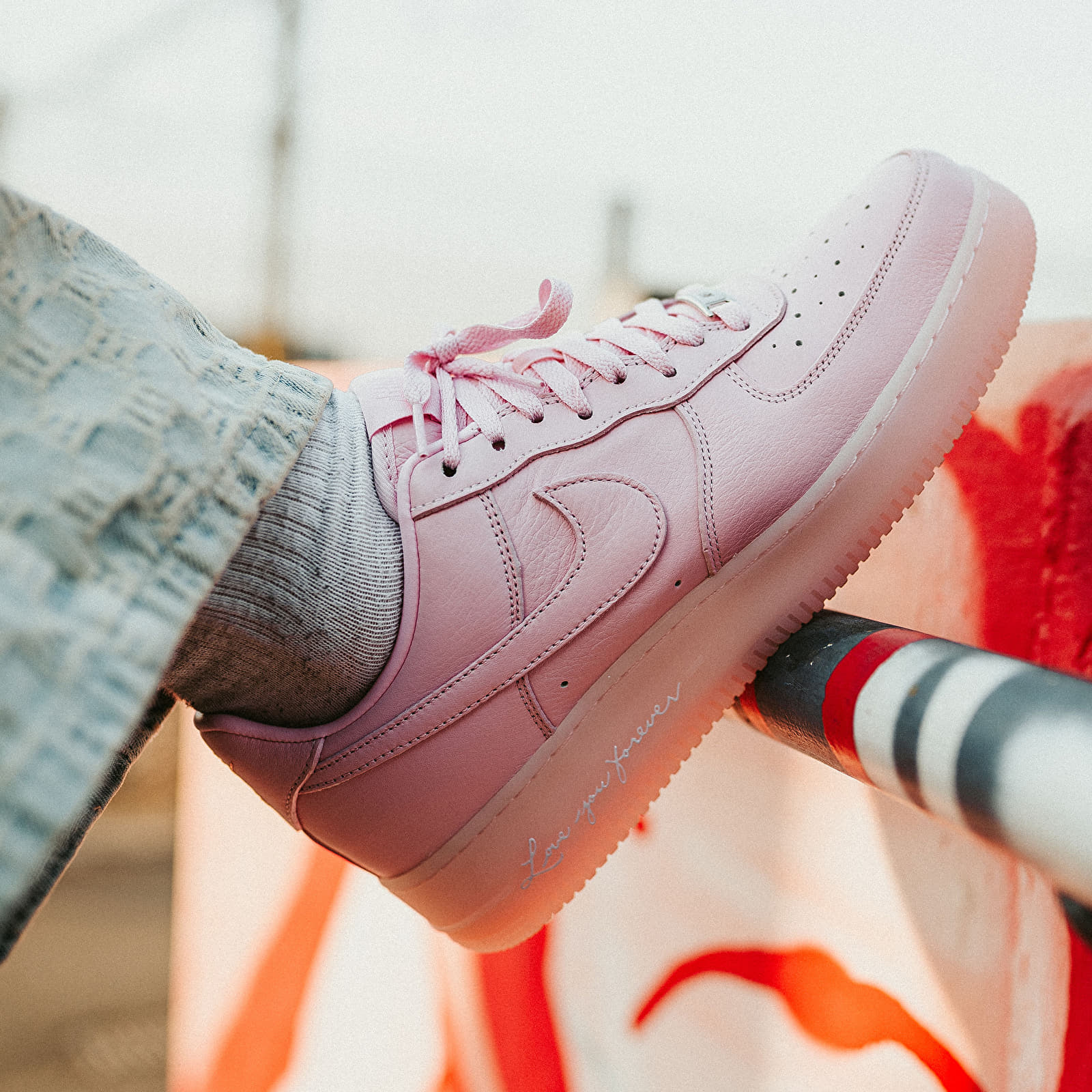 Muške tenisice Nike x NOCTA Air Force 1 Low Sp Pink Foam/ Cobalt Tint-Metallic Silver