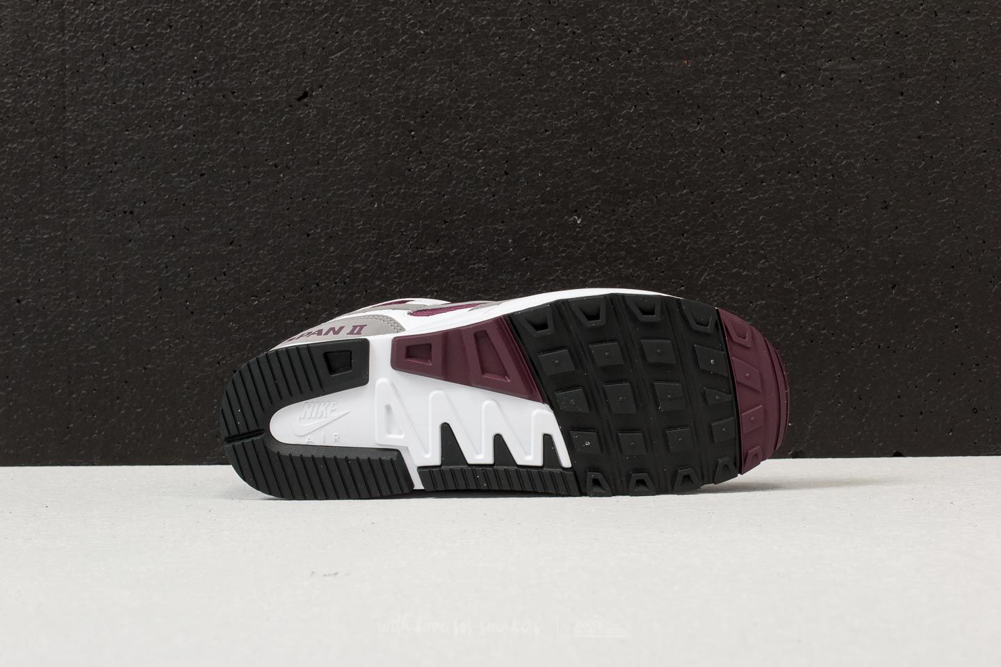 Férfi cipők Nike Air Span II White/ Dust-Bordeaux-Black