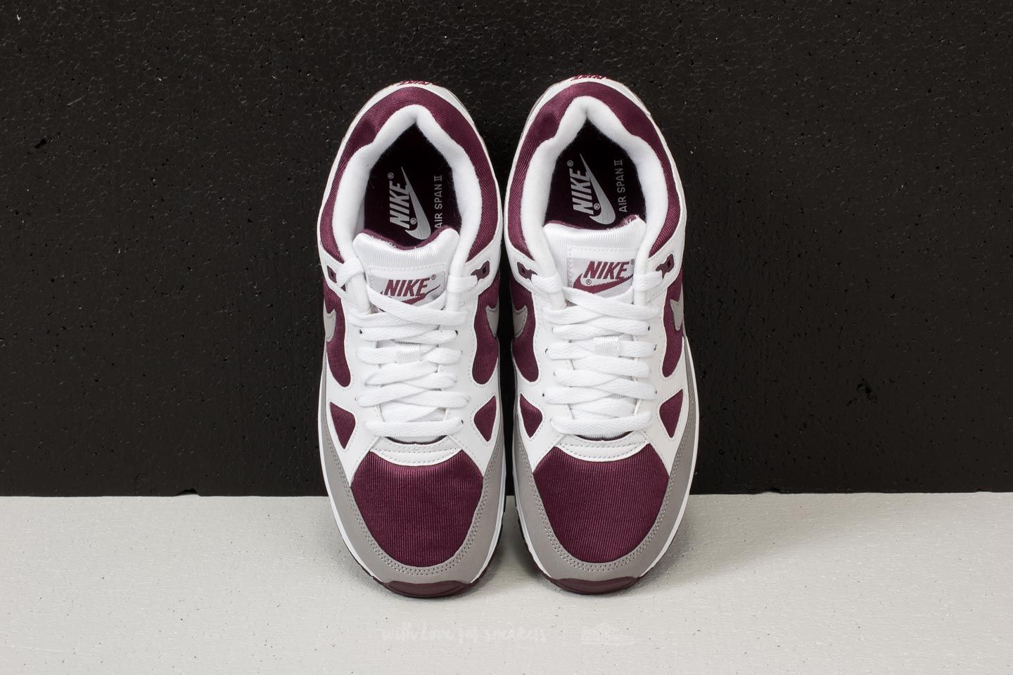 Férfi cipők Nike Air Span II White/ Dust-Bordeaux-Black