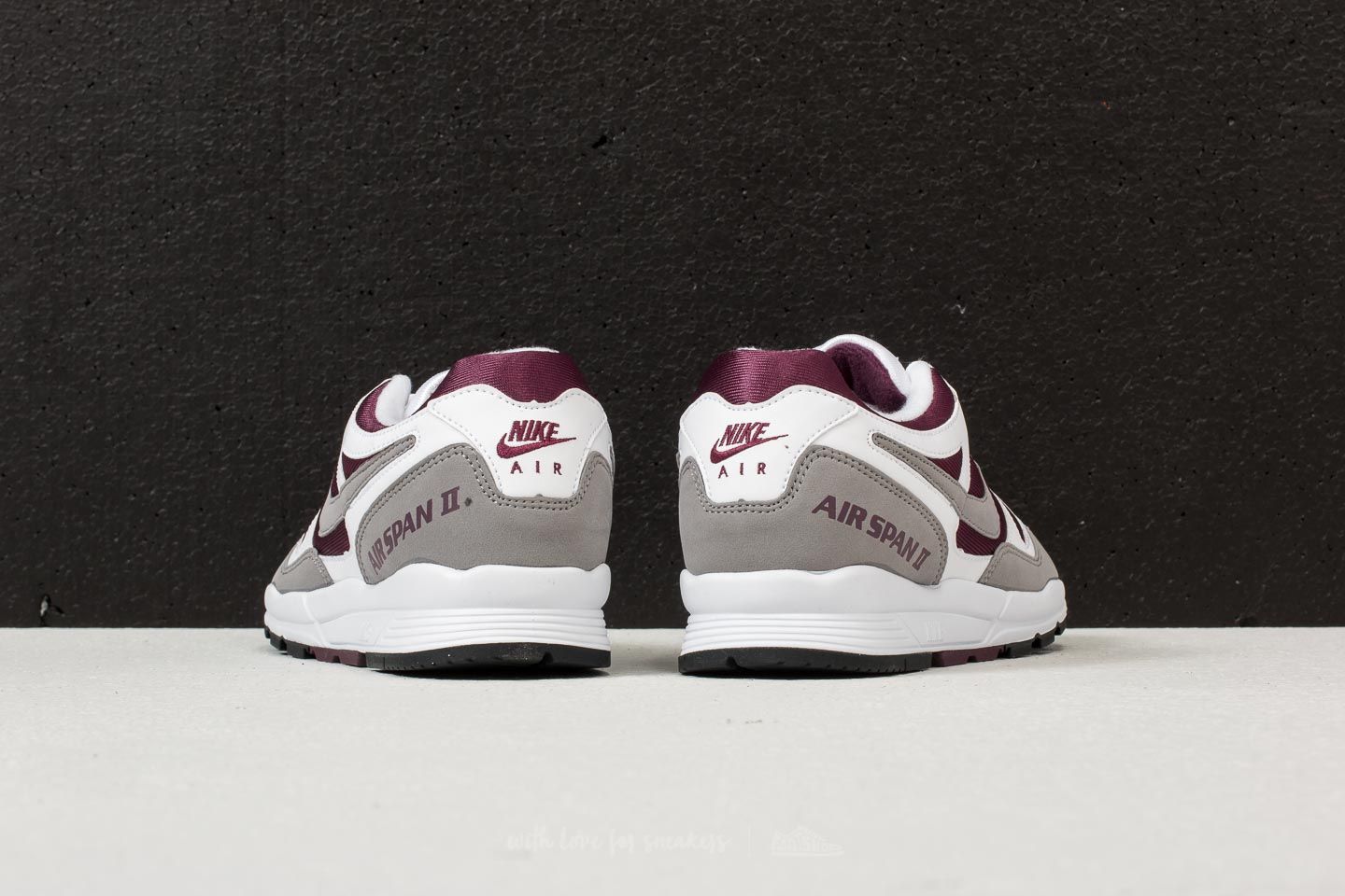 Férfi cipők Nike Air Span II White/ Dust-Bordeaux-Black
