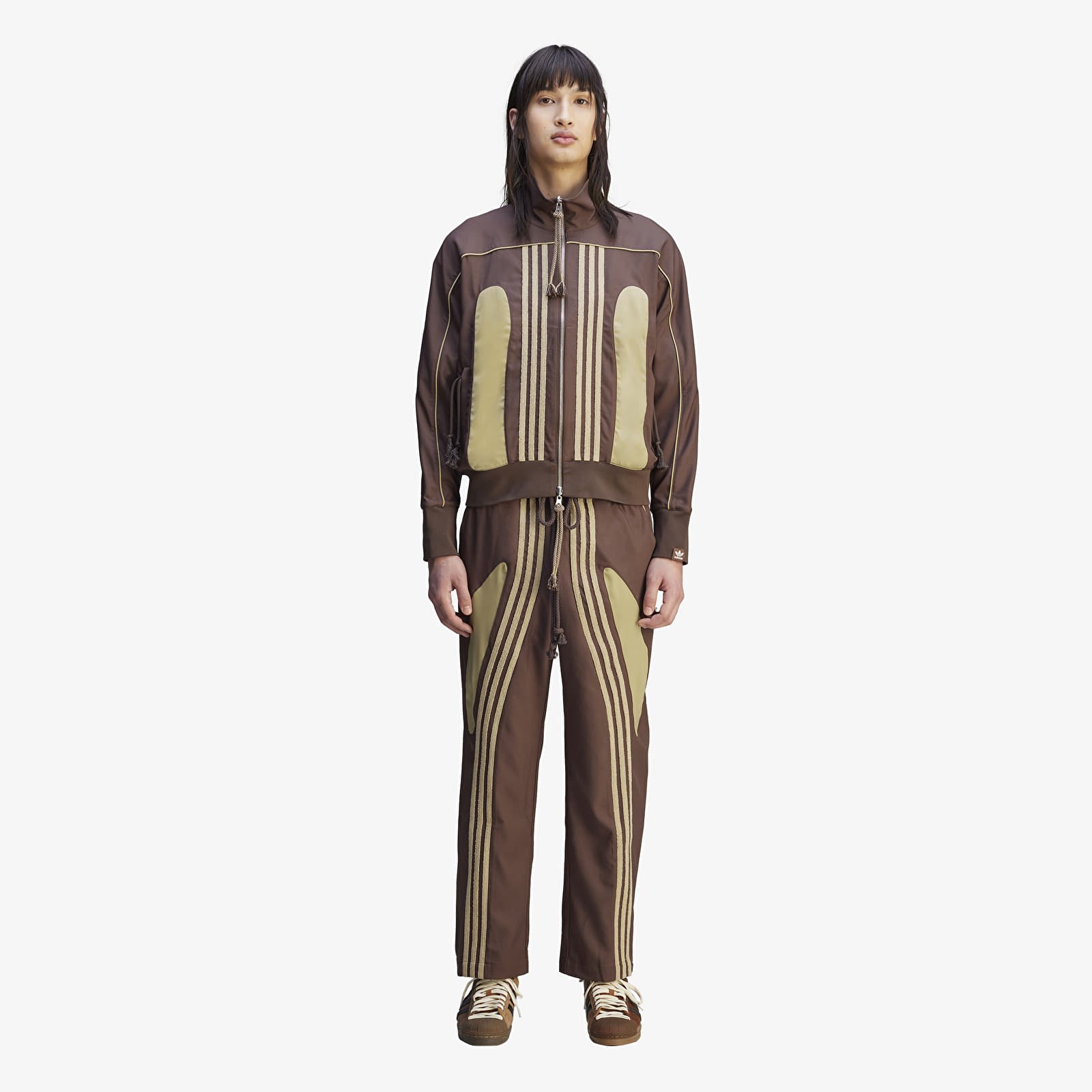 Calças de homem adidas Song For The Mute Spring Woven Pant Brown/ Brown