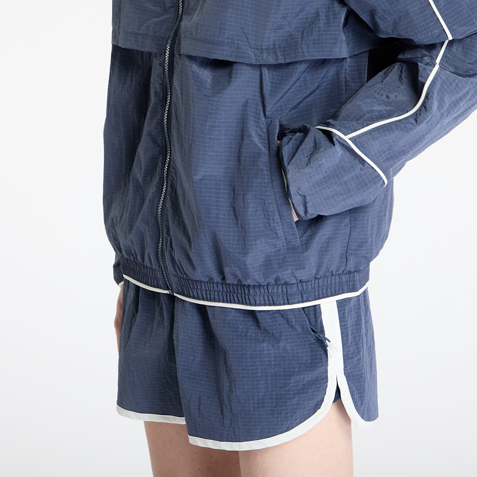 Pánské bundy Under Armour Run 96 Jacket Downpour Gray/ Anthracite