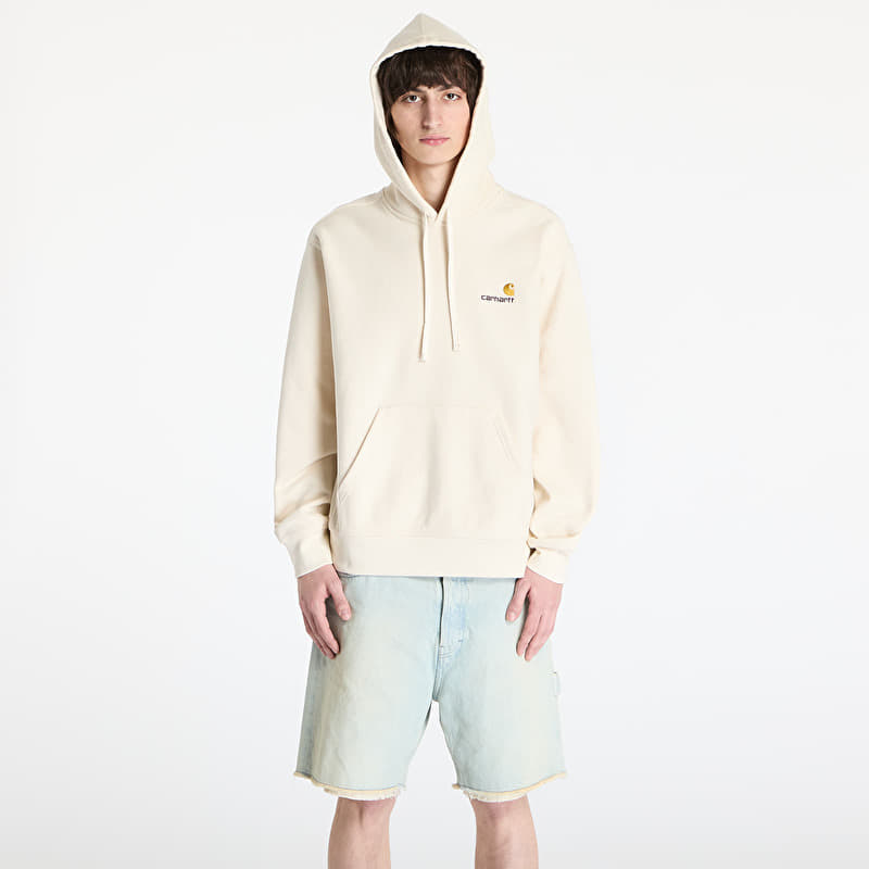 Mikina Carhartt WIP Hooded American Script Sweat UNISEX Natural