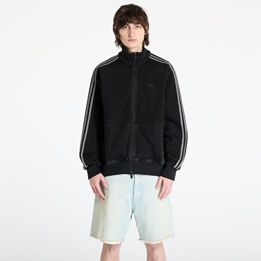 adidas Adicolor Denim Firebird Track Top True Black Denim