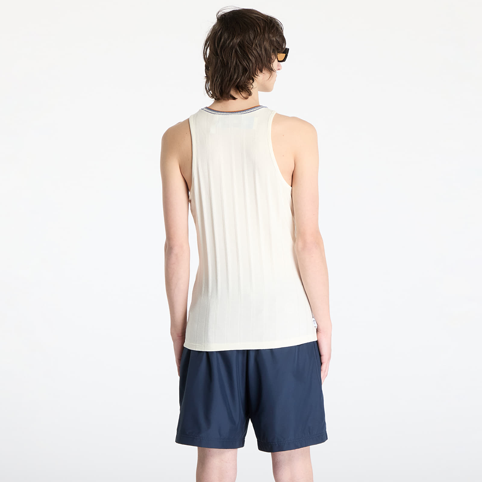 Férfi trikók adidas x Clot Rib Tank Top Cream White