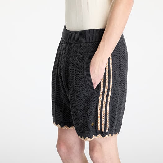 Men's shorts adidas x Clot Crochet Shorts Dark Grey/ Carbon