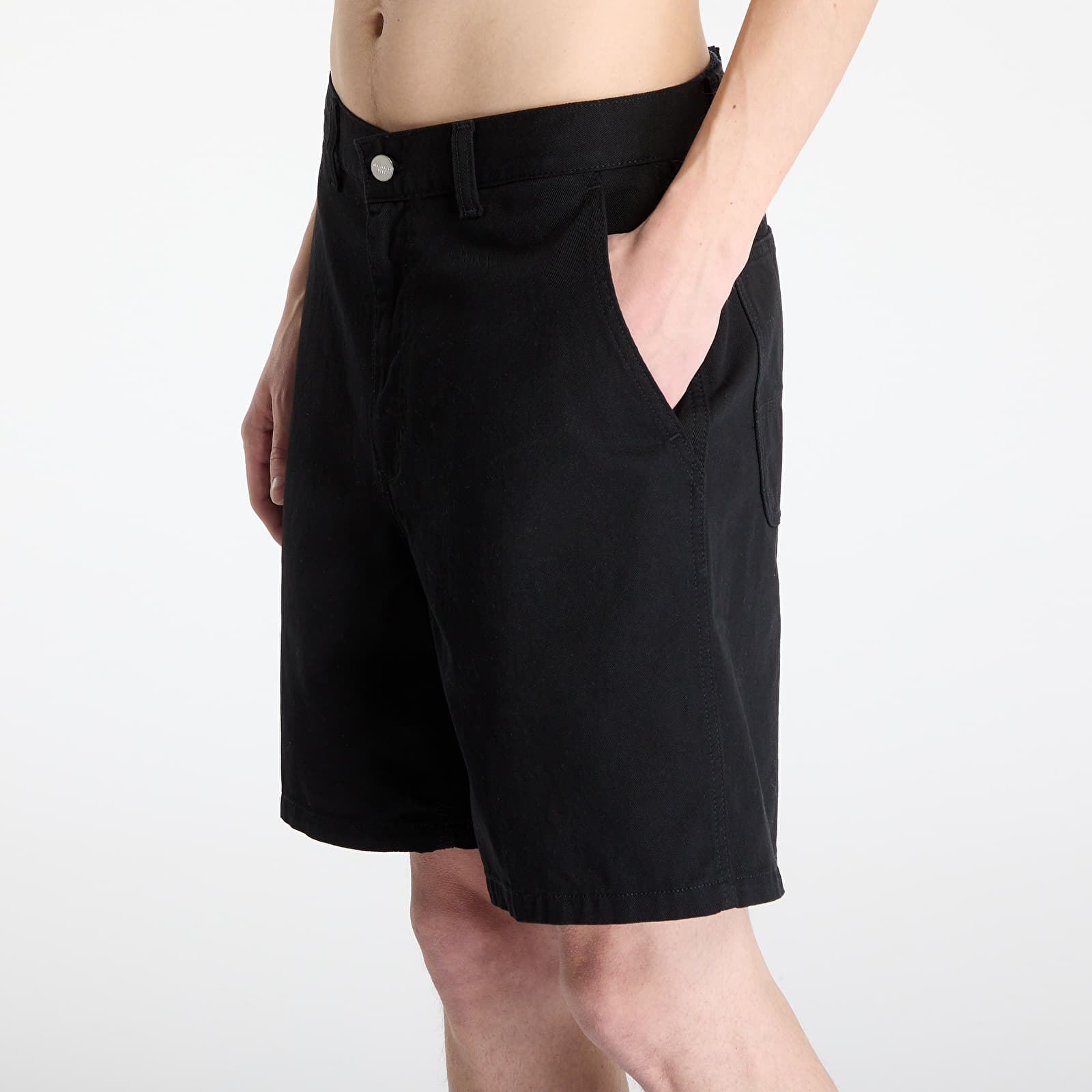 Pánské kraťasy Carhartt WIP Drewe Short Black Rinsed