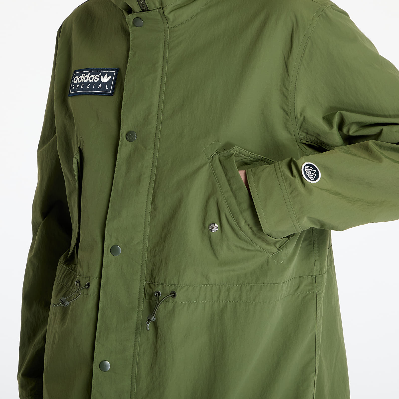 Geci parka adidas Halewood Spezial Parka Green/ Wild Pine