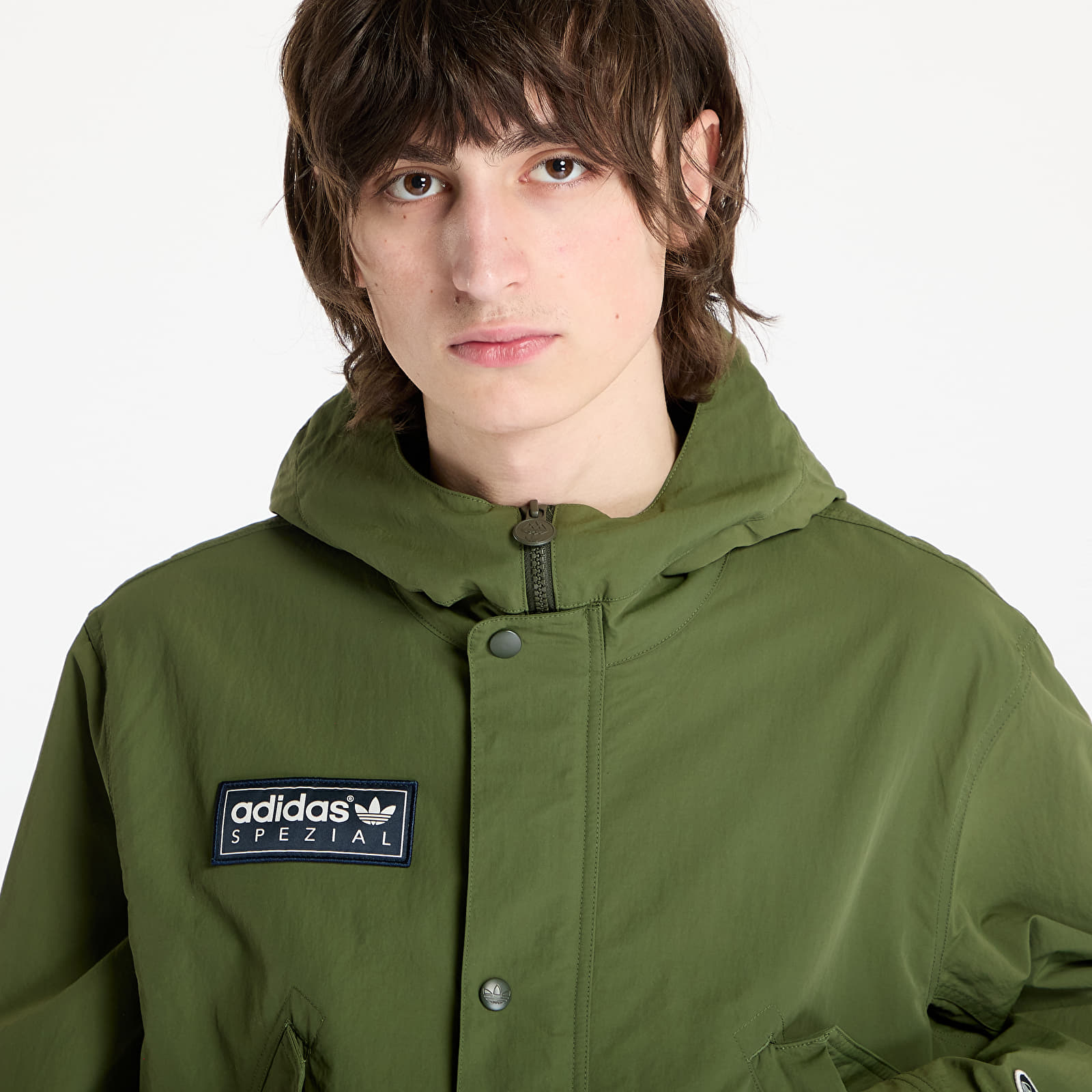 Geci parka adidas Halewood Spezial Parka Green/ Wild Pine