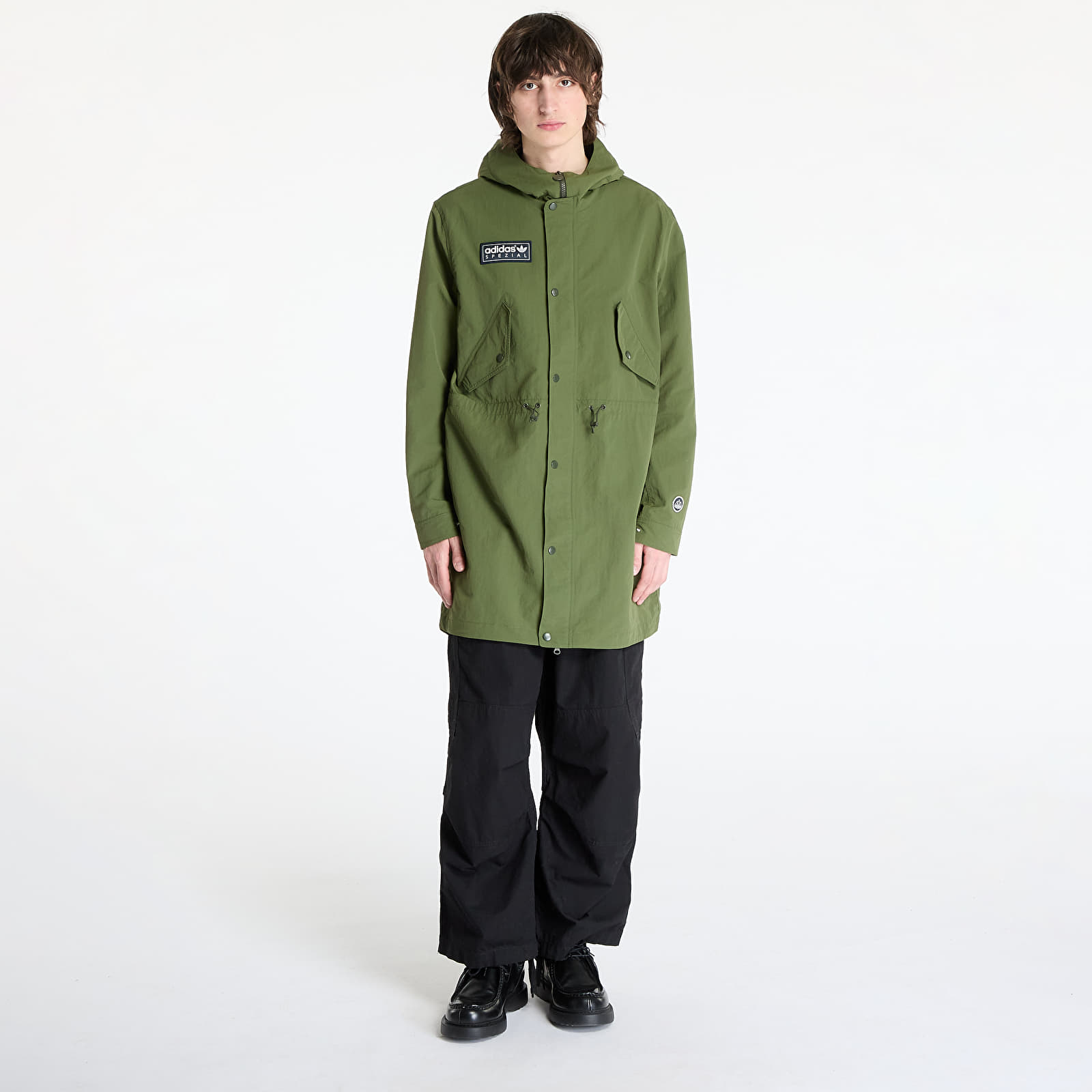 Geci parka adidas Halewood Spezial Parka Green/ Wild Pine