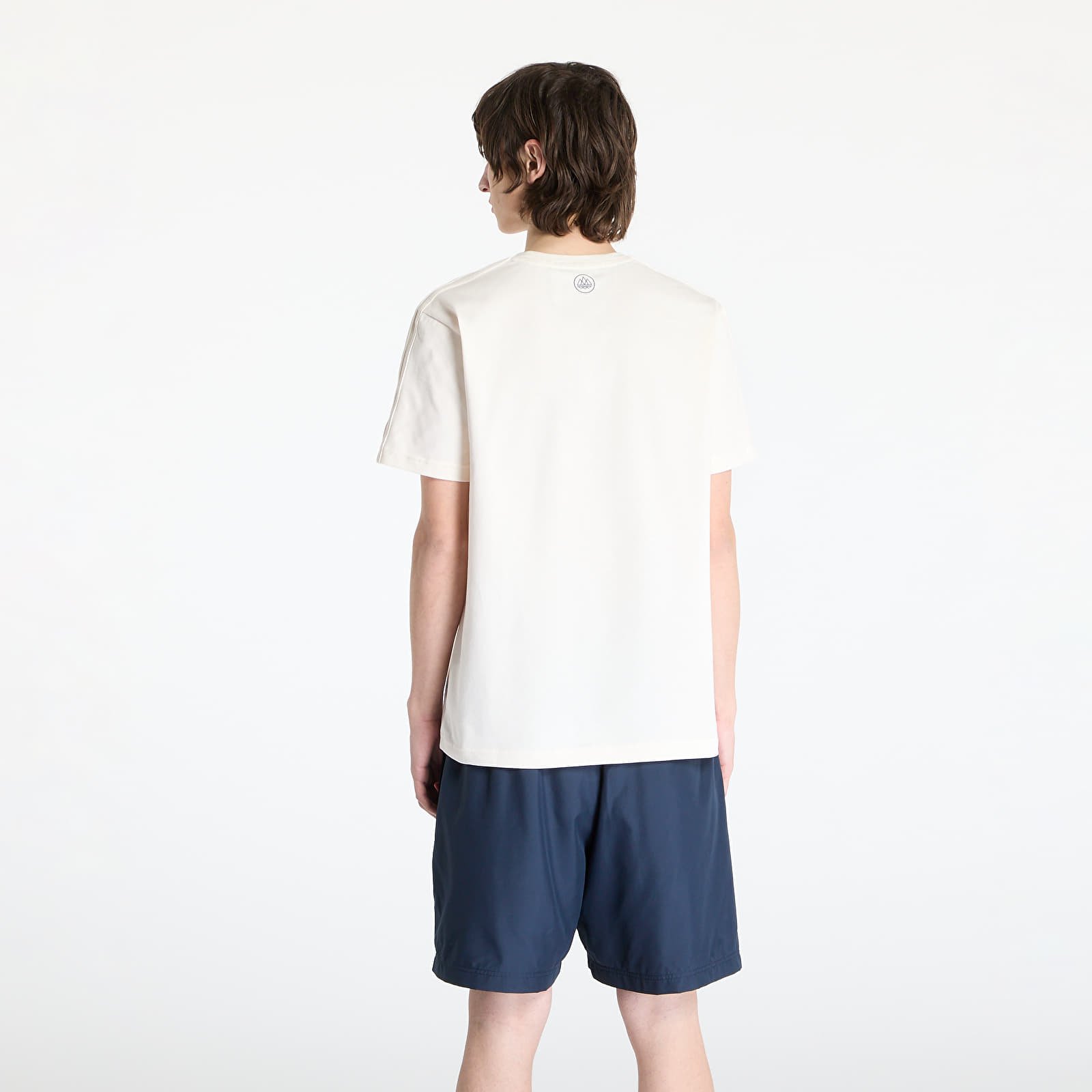 Pánske tričká adidas Brockhall Spezial Tee Beige/ Chalk White