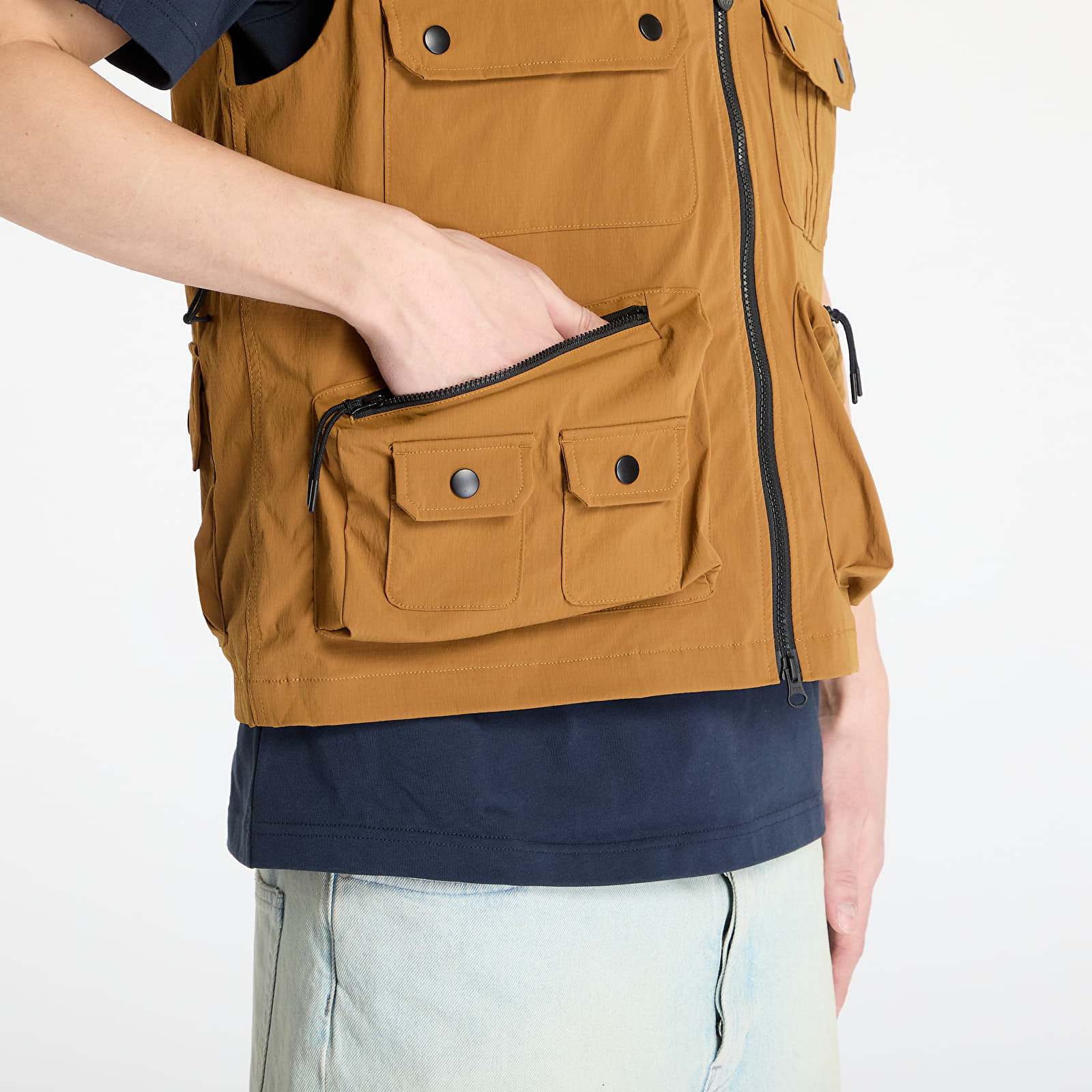 Vesty adidas Wardour Spezial Vest Brown/ Bronze Strata