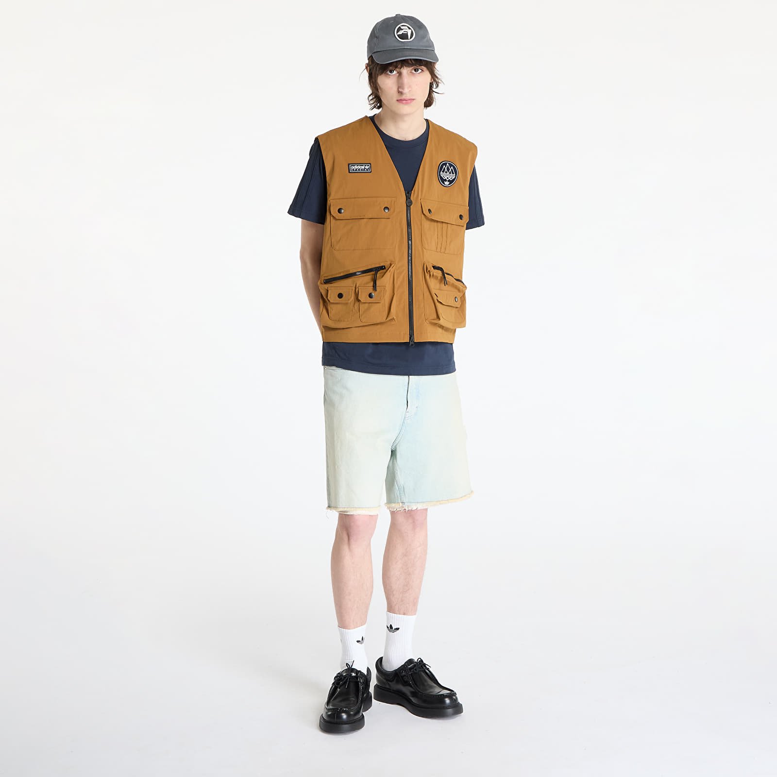 Vesty adidas Wardour Spezial Vest Brown/ Bronze Strata