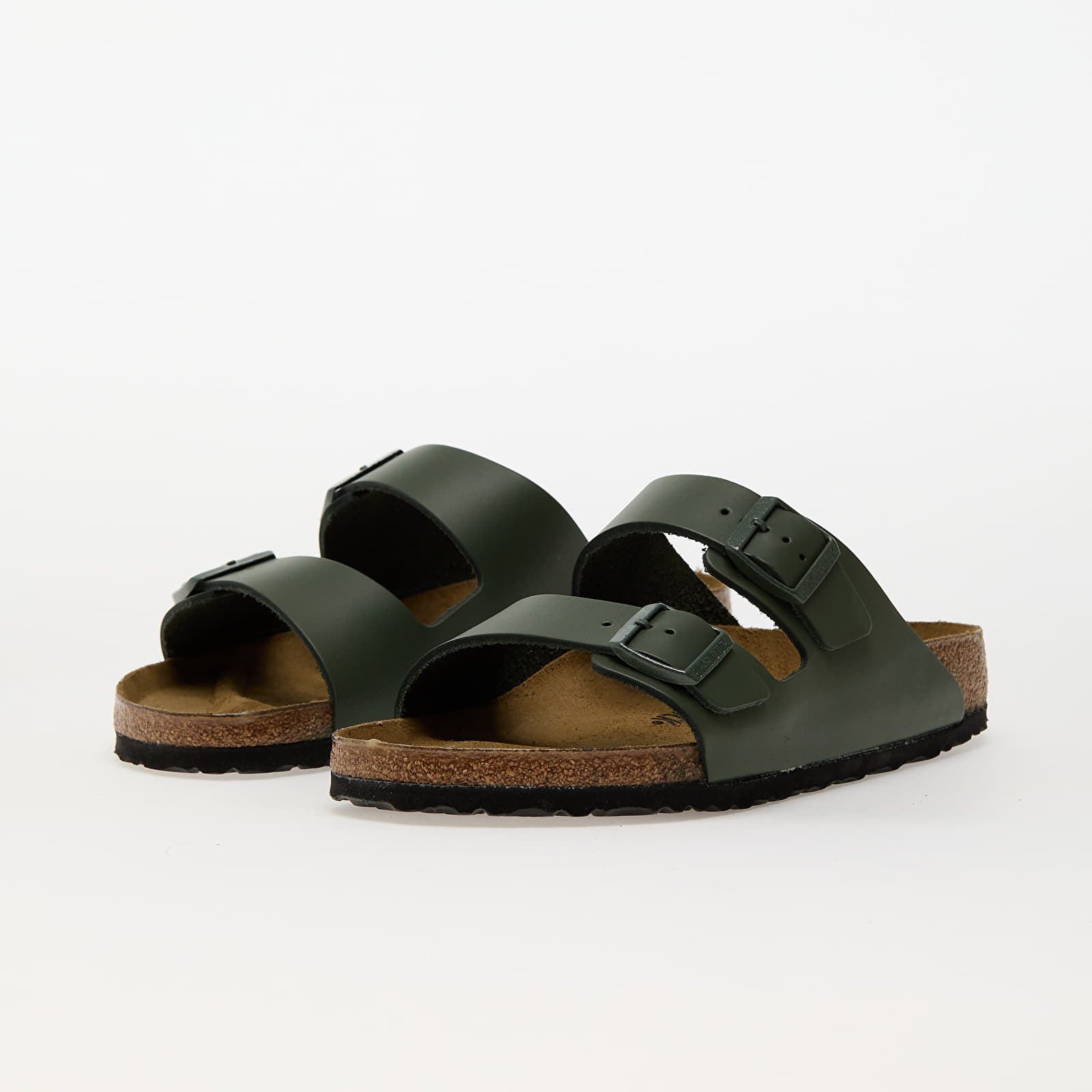 Sapatos de homem Birkenstock Arizona Natural Leather Thyme