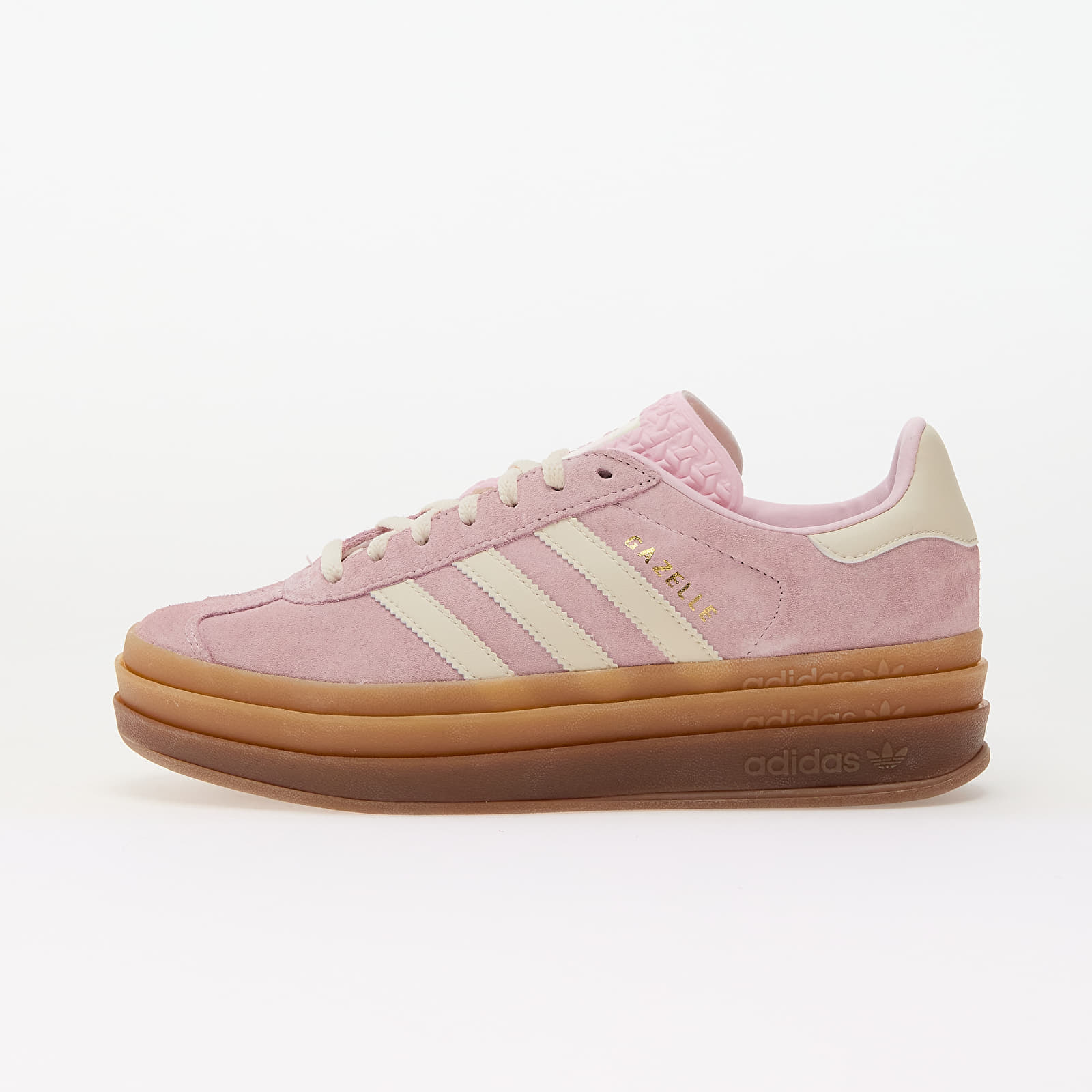 Sneakers adidas Gazelle Bold W Clear Pink/ Crew White/ Gold Metallic UK 4.5