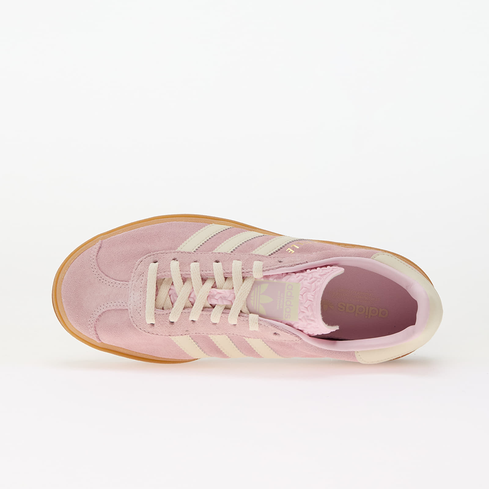 Women's shoes adidas Gazelle Bold W Clear Pink/ Crew White/ Gold Metallic