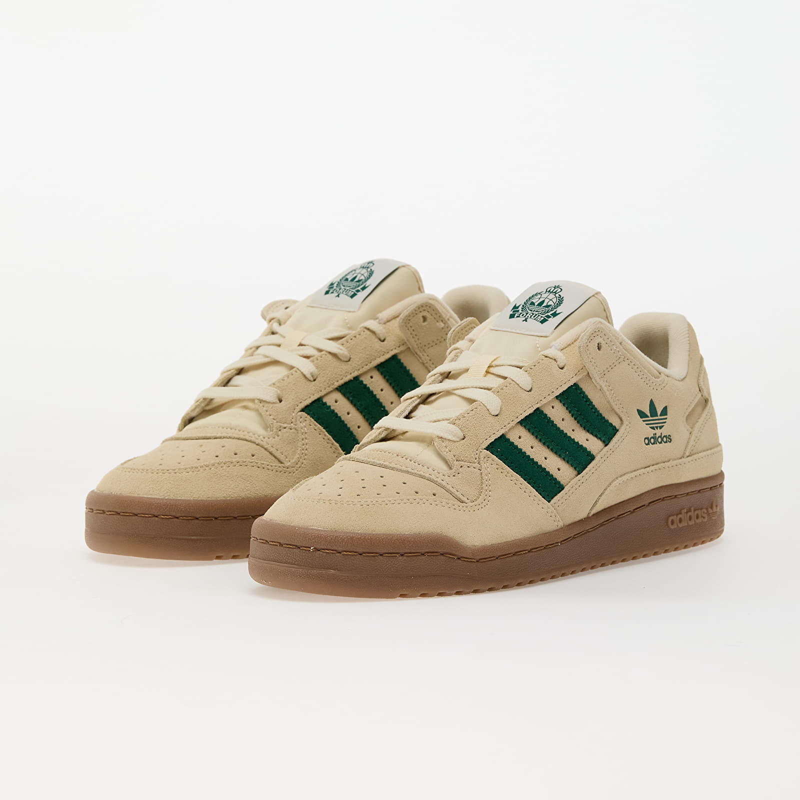 Men's shoes adidas Forum Low Cl Warm Van/ Dark Green/ Ivory