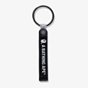 A BATHING APE Bape Rubber Loop Keychain Black