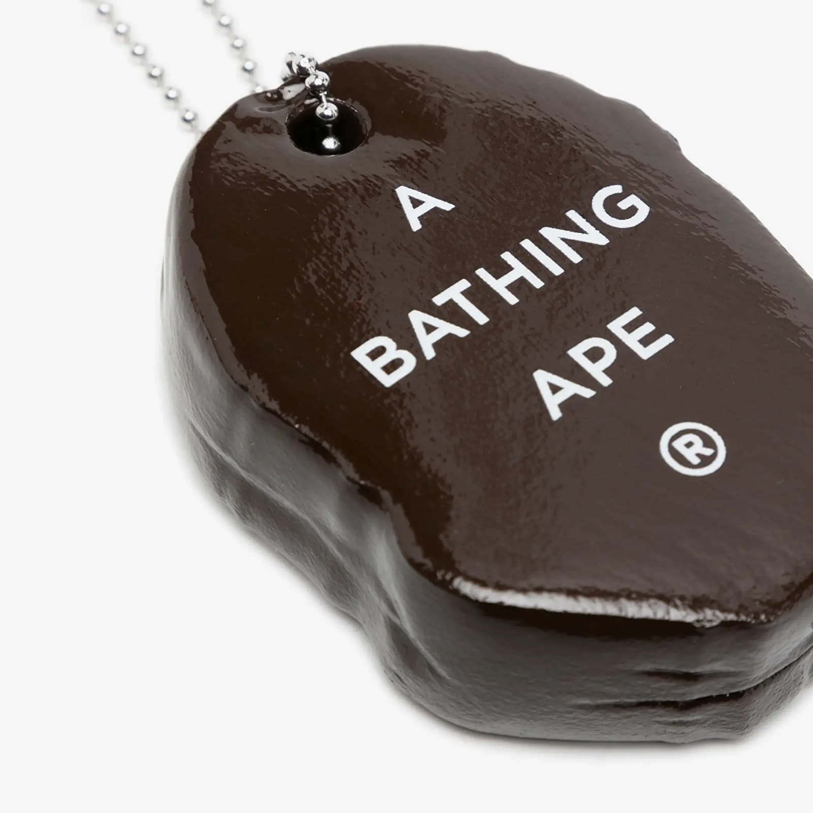 Klíčenky A BATHING APE Ape Head Keychain Brown