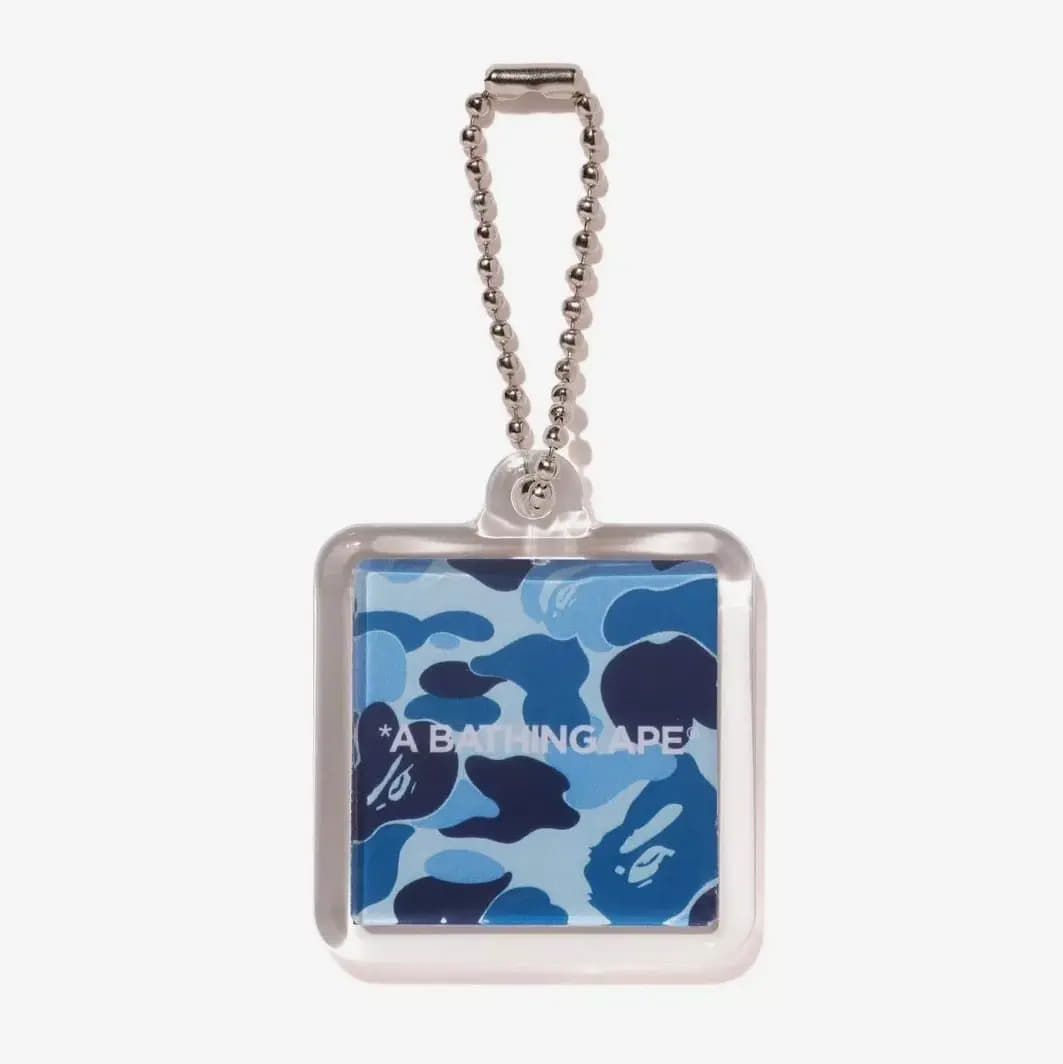 Klíčenky A BATHING APE Abc Camo Keychain Blue