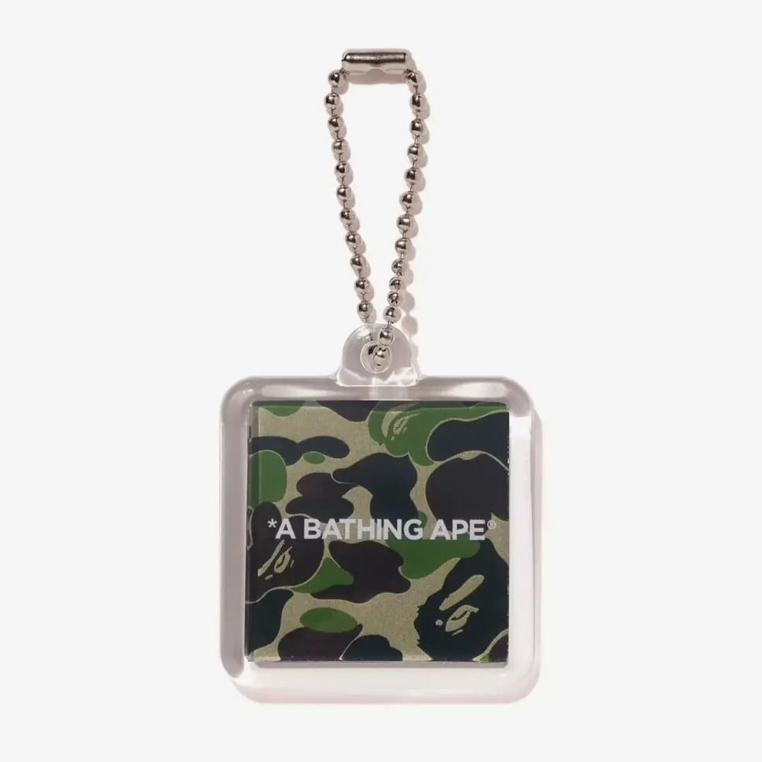 Klíčenky A BATHING APE Abc Camo Keychain Green
