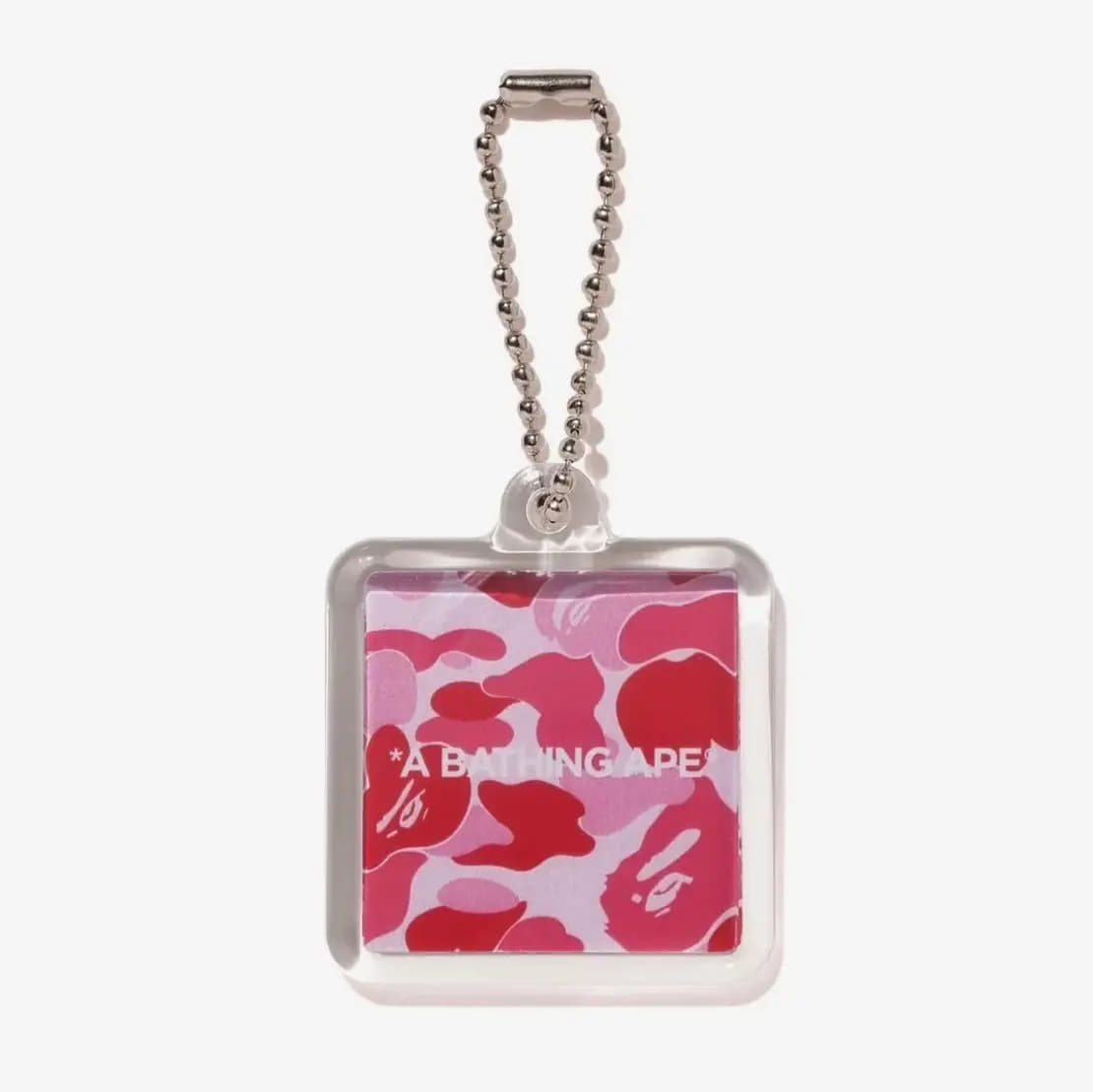 Klíčenky A BATHING APE Abc Camo Keychain Pink