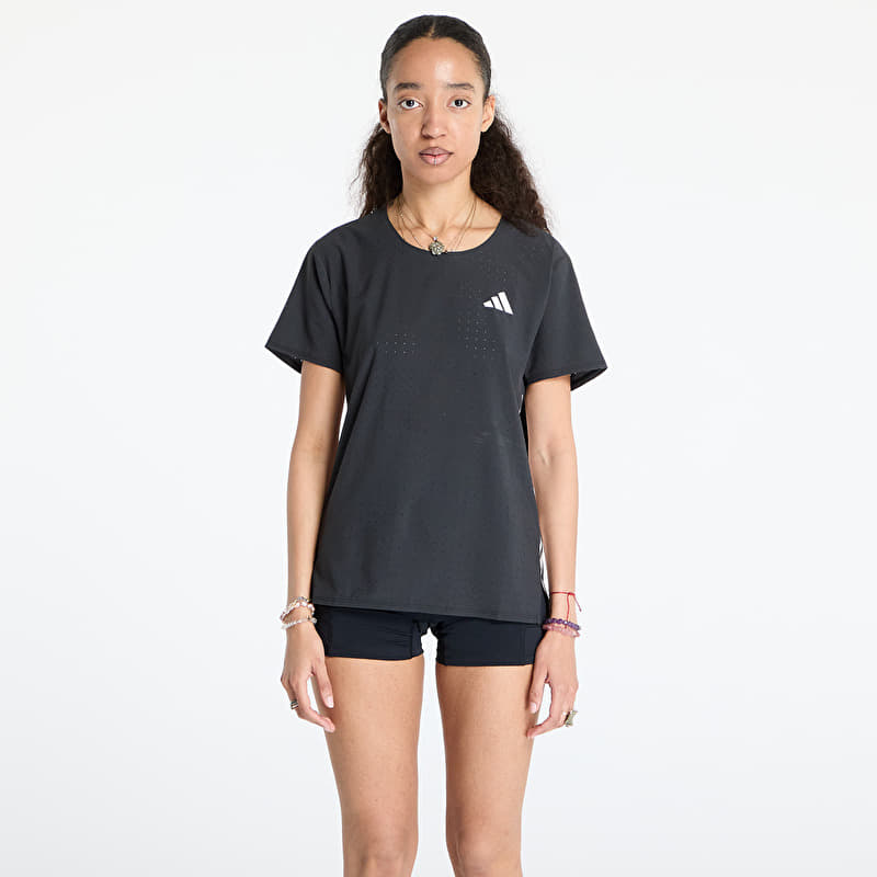 Póló adidas Adizero Running T-Shirt Black/ Black