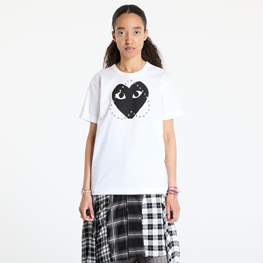 T-paita Comme des Garçons PLAY Print Black x Studc T-Shirt UNISEX White