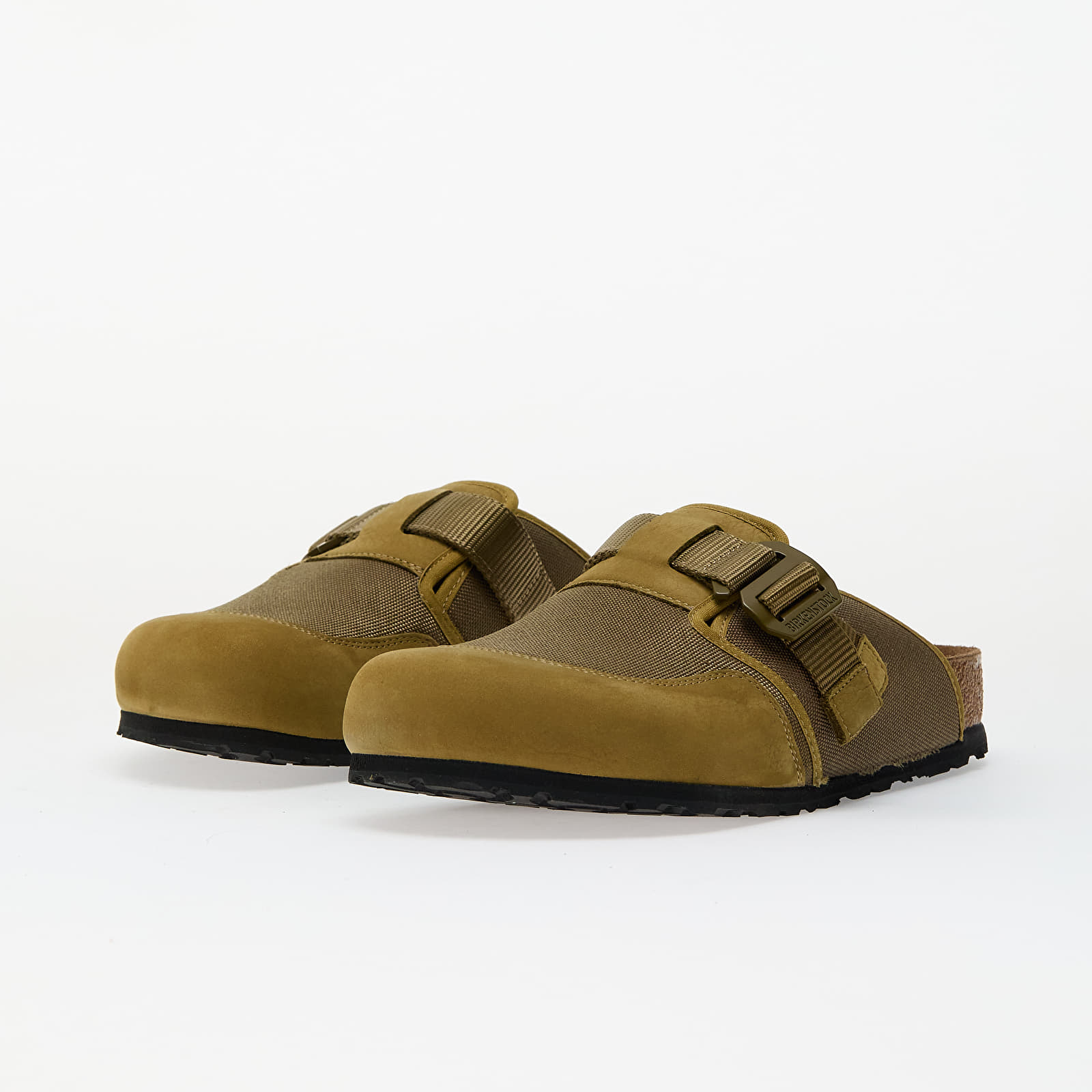 Herren Sneaker und Schuhe Birkenstock Boston Nova Textile Pine Green