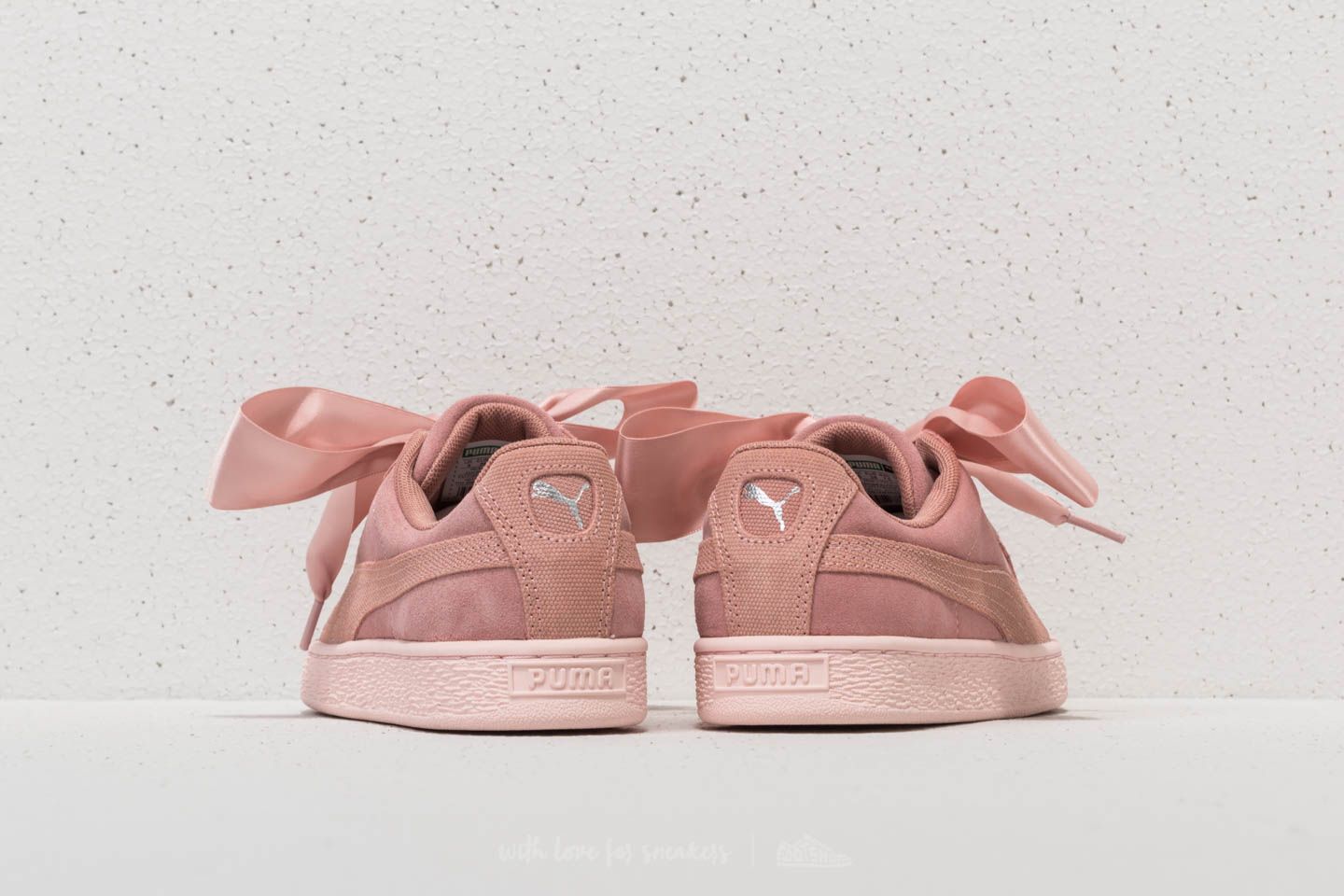 Zapatillas mujer Puma Suede Heart Pebble Wn s Peach Beige Pearl