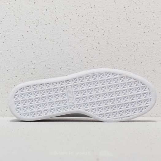 Deals Puma Puma Basket Classic Blanc Et Argent Puma Basket Classic