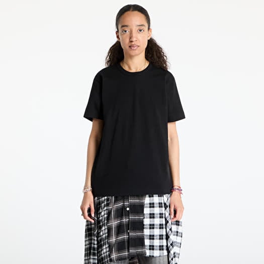 T-shirt Comme des Garçons PLAY Black Emblem Knit T-Shirt UNISEX Black