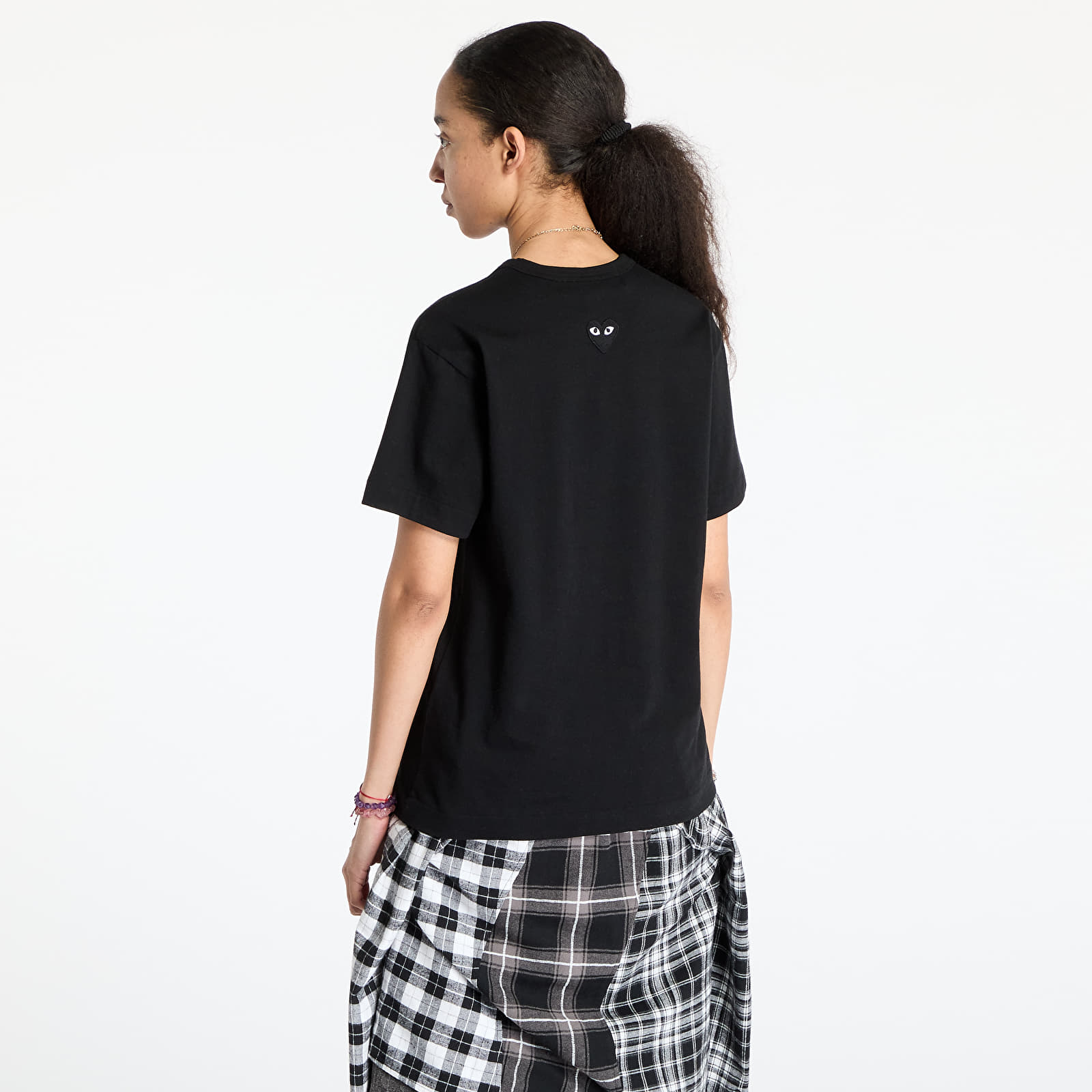 T-paidat Comme des Garçons PLAY Black Emblem Knit T-Shirt UNISEX Black