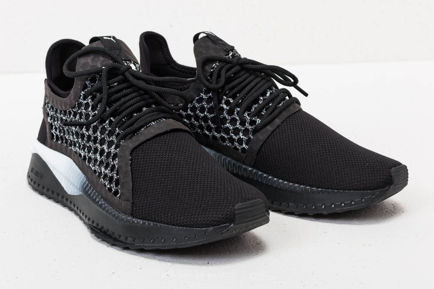 Men s shoes Puma Tsugi Netfit v2 Puma Black Puma White Puma Black Footshop