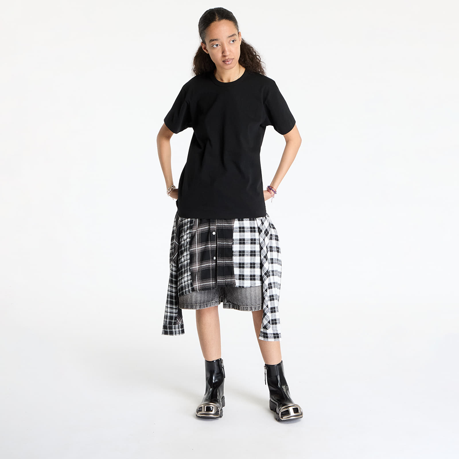 T-paidat Comme des Garçons PLAY Black Emblem Knit T-Shirt UNISEX Black