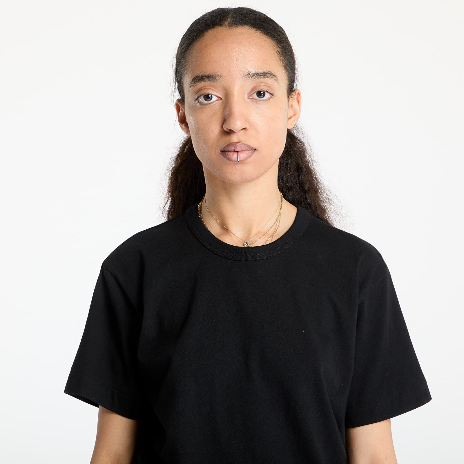T-paidat Comme des Garçons PLAY Black Emblem Knit T-Shirt UNISEX Black
